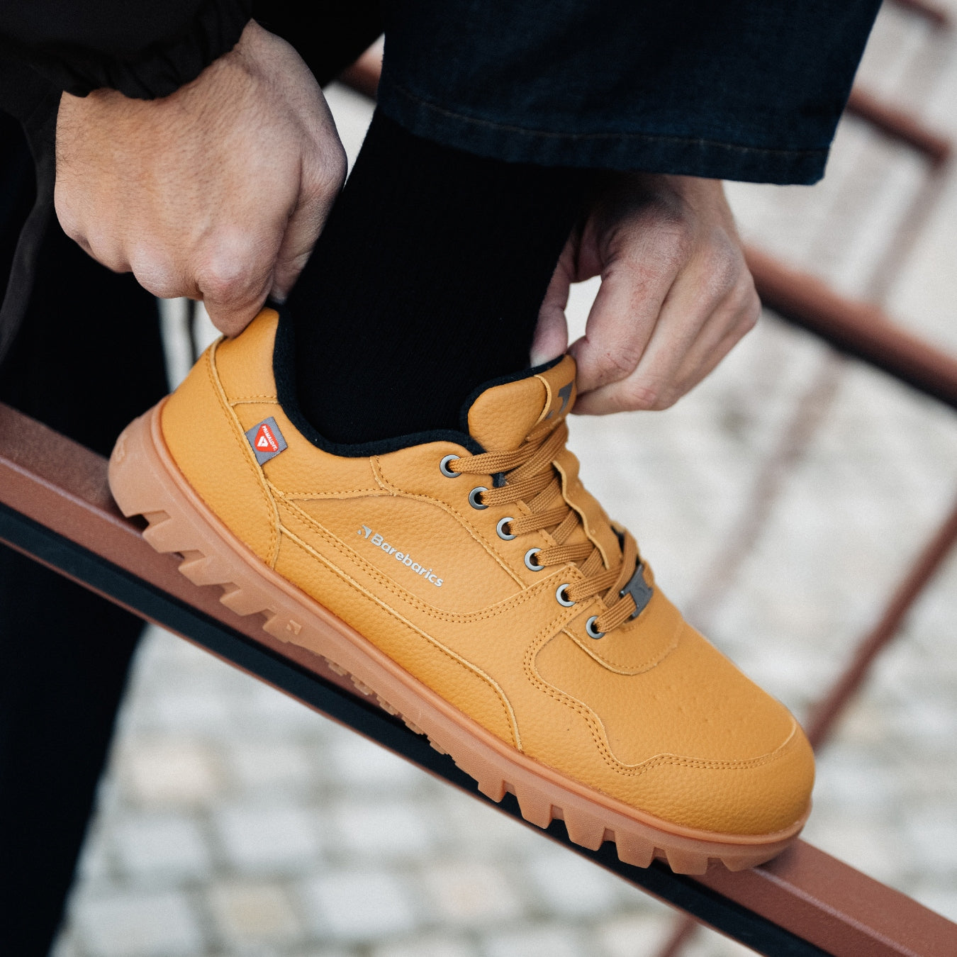 Barefoot Sneakers Barebarics Zing Frost - Light Caramel