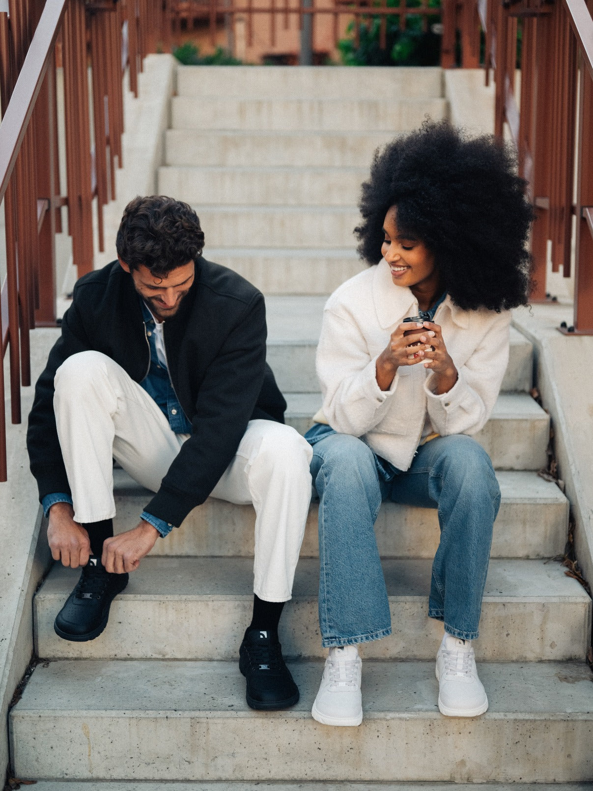 Barefoot Sneakers Barebarics Zing Frost - Light Grey & White