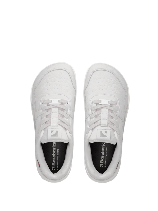Baskets pieds nus Barebarics Zing Frost - Gris clair et blanc