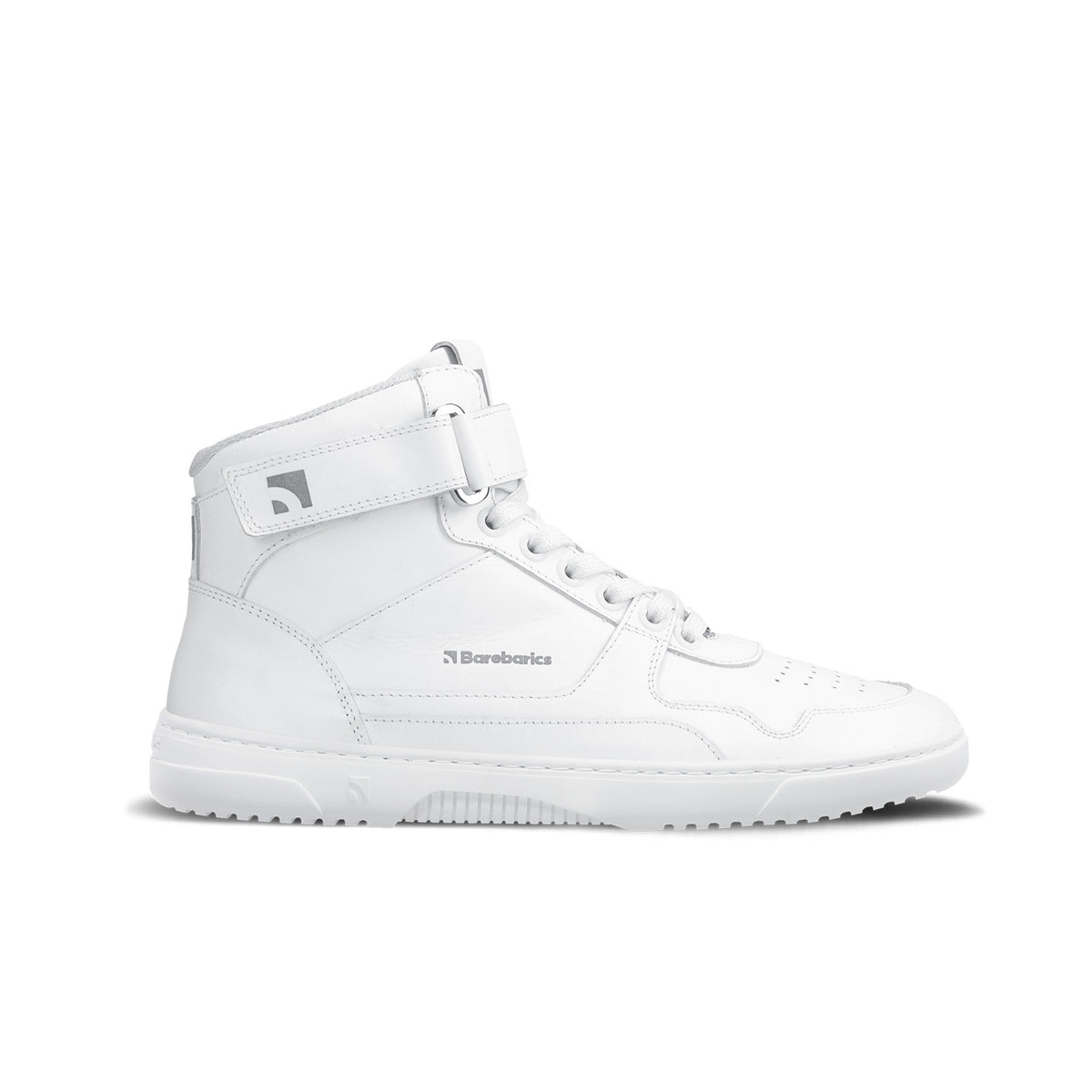 Barefoot Sneakers Barebarics Zing - High Top - All White (Sale)