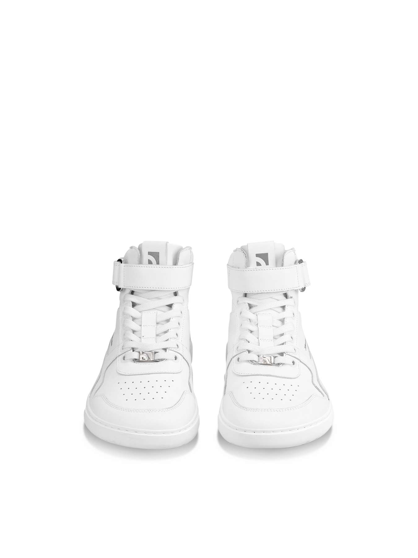 Barefoot Sneakers Barebarics Zing - High Top - All White - Leather