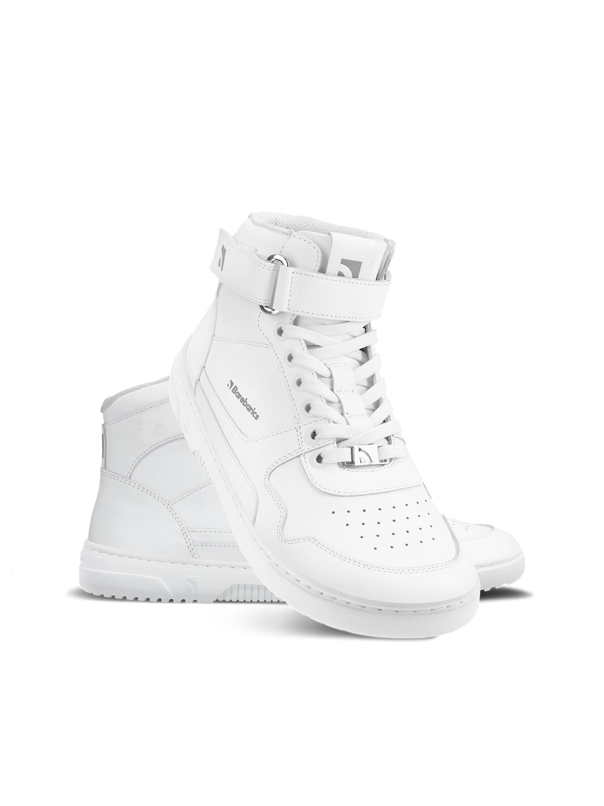 Barefoot Sneakers Barebarics Zing - High Top - All White (Sale)