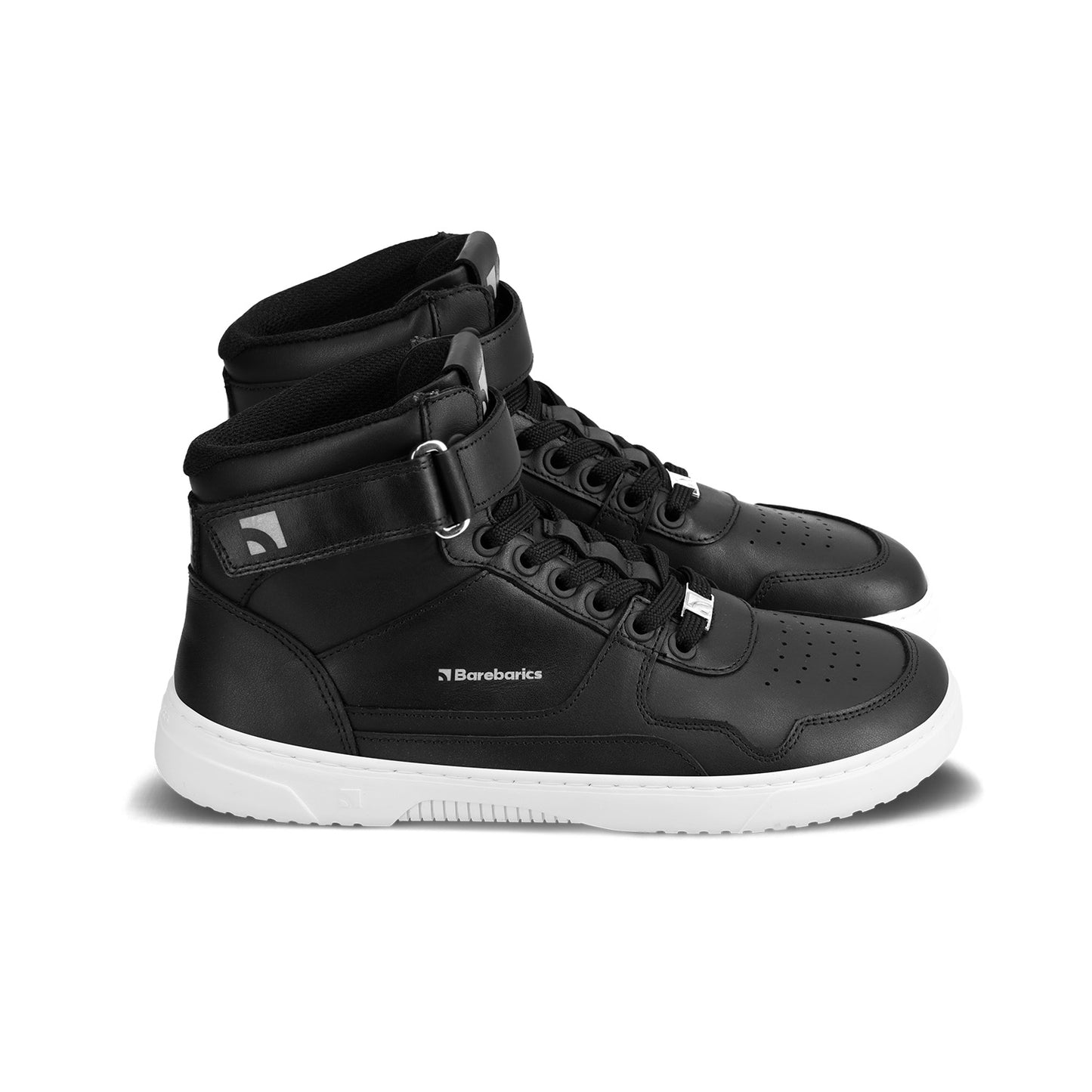 Barefoot Sneakers Barebarics Zing - High Top - Black & White