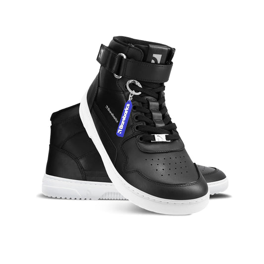 Barefoot Sneakers Barebarics Zing - High Top - Black & White