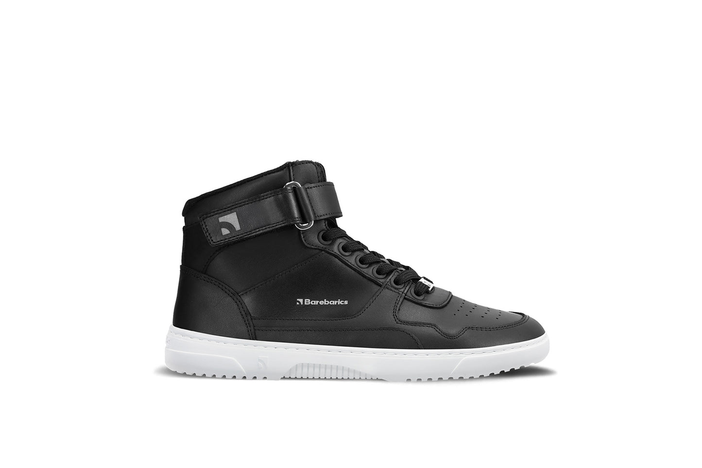 Barefoot Sneakers Barebarics Zing - High Top - Black & White