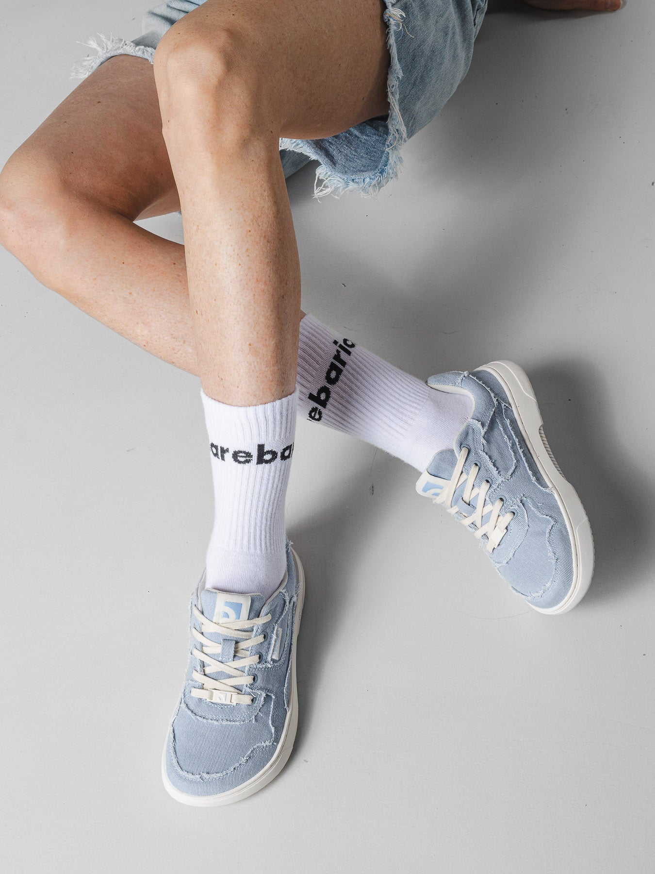 Barefoot Sneakers Barebarics Zing Denim - Light Blue