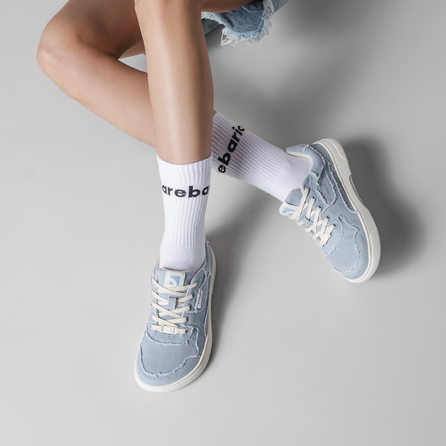 Barefoot Sneakers Barebarics Zing Denim - Light Blue