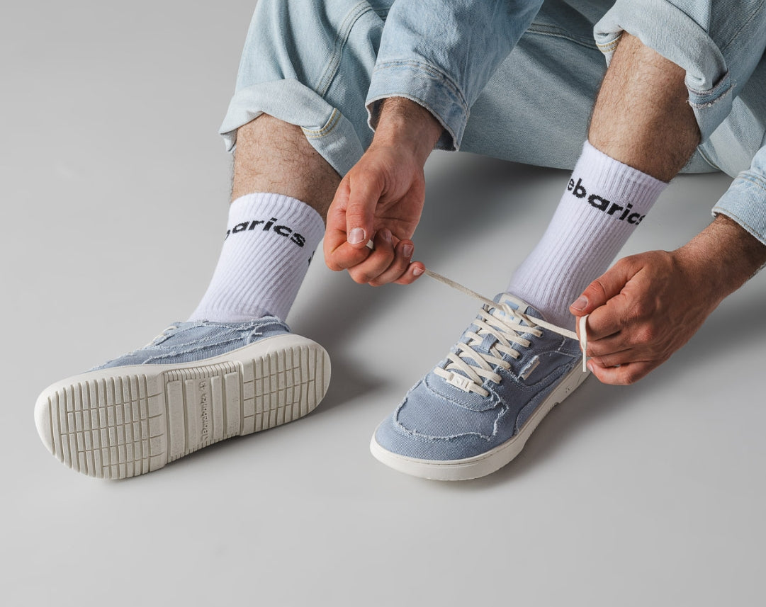 Barefoot Sneakers Barebarics Zing Denim - Light Blue