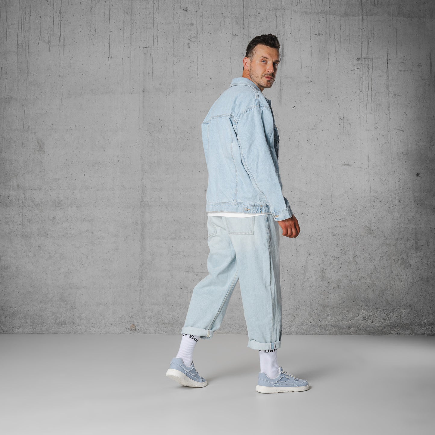 Barefoot Sneakers Barebarics Zing Denim - Light Blue