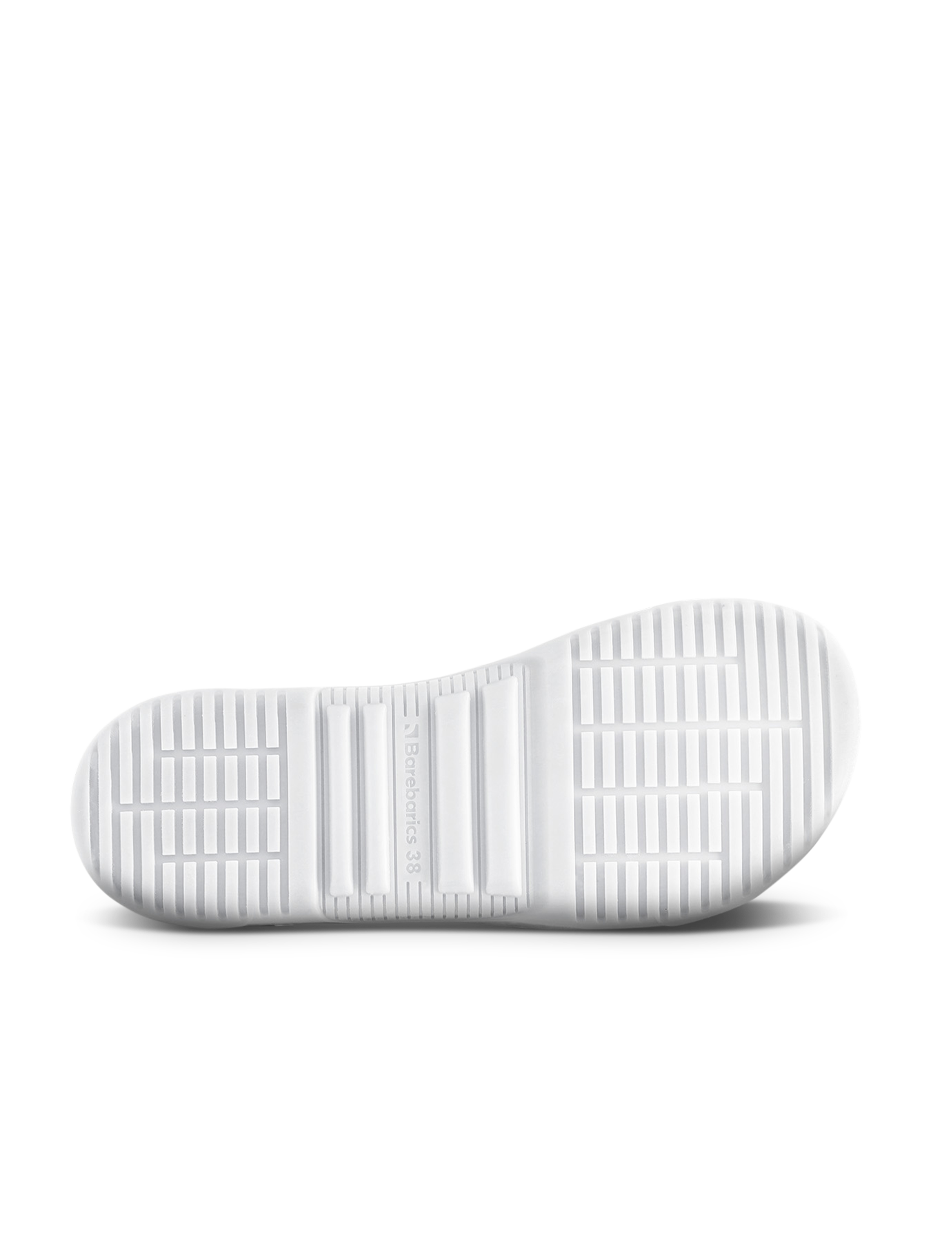 Barefoot Sneakers Barebarics Zing Velcro - All White - Leather