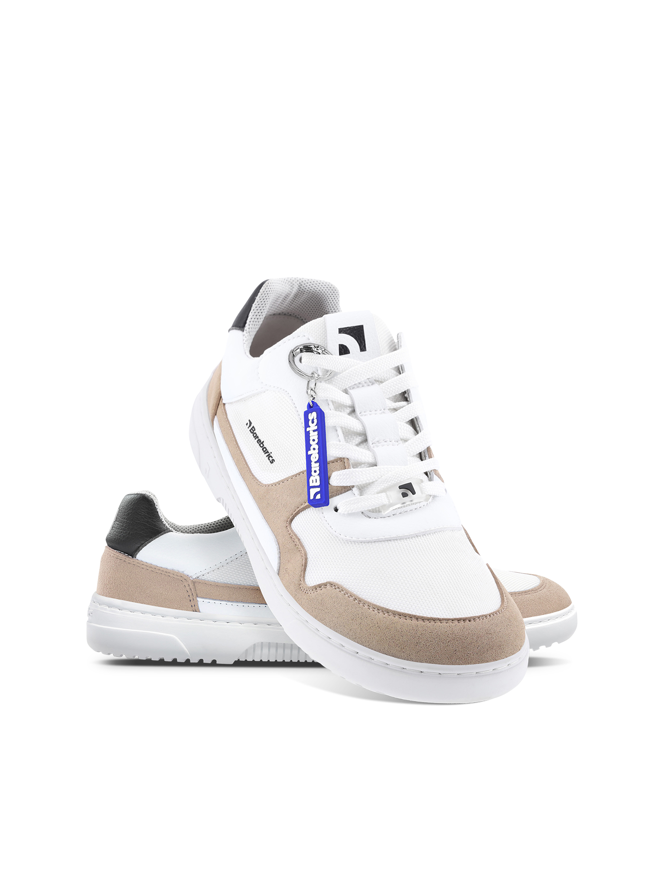 Barefoot Sneakers Barebarics - Zing - White & Beige