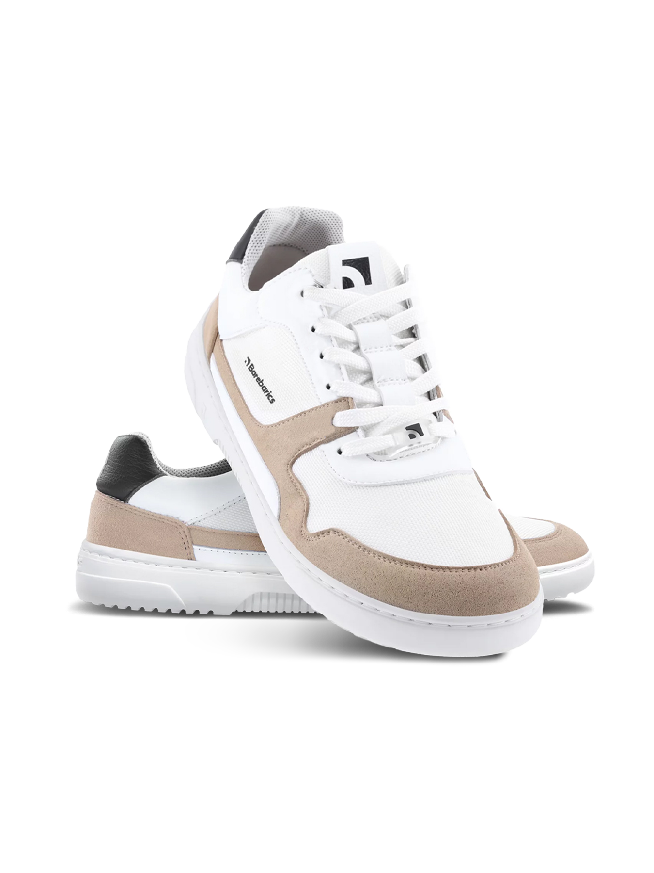 Barefoot Sneakers Barebarics - Zing - White & Beige