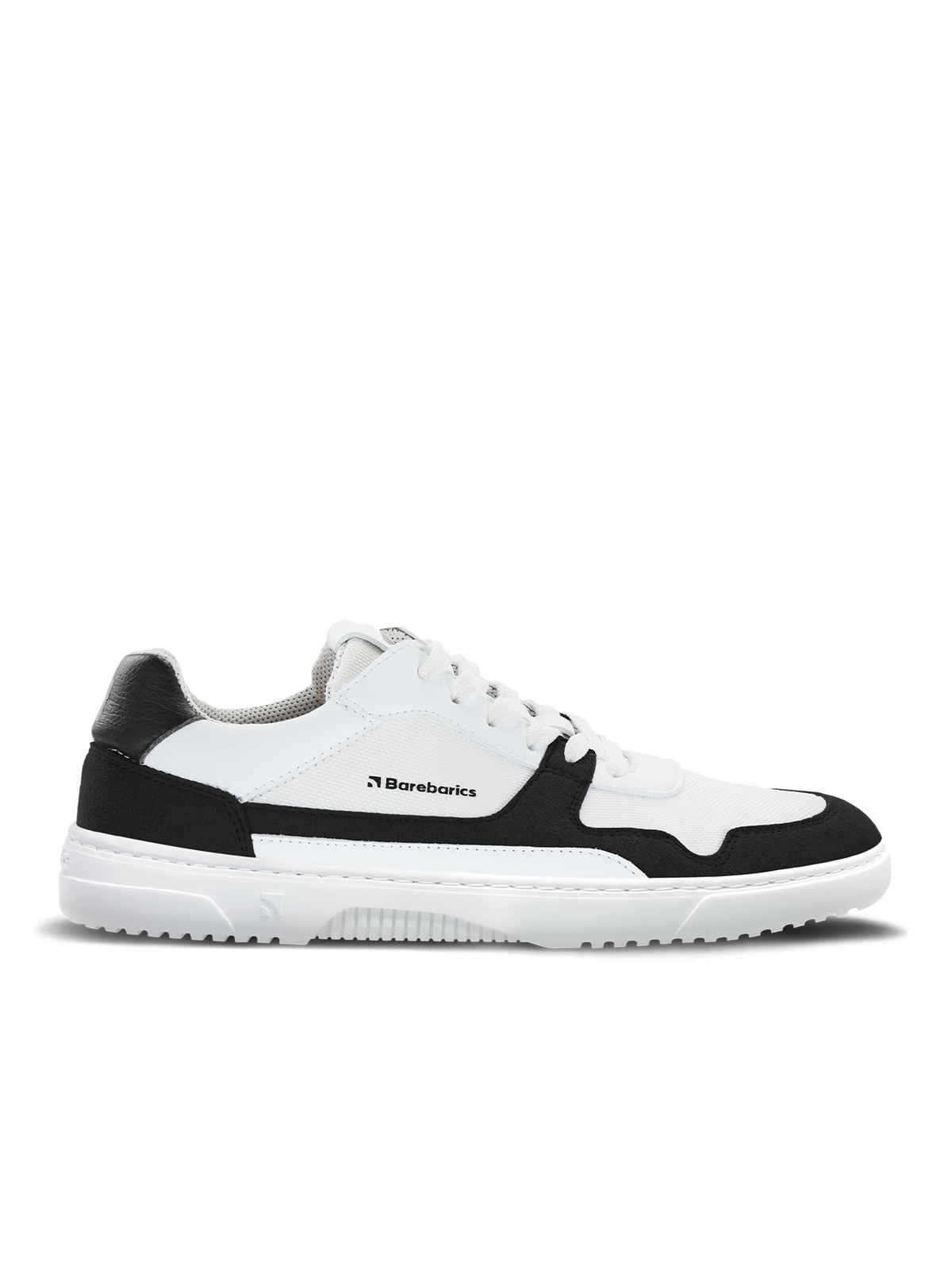 Barefoot Sneakers Barebarics - Zing - White & Black Vegan