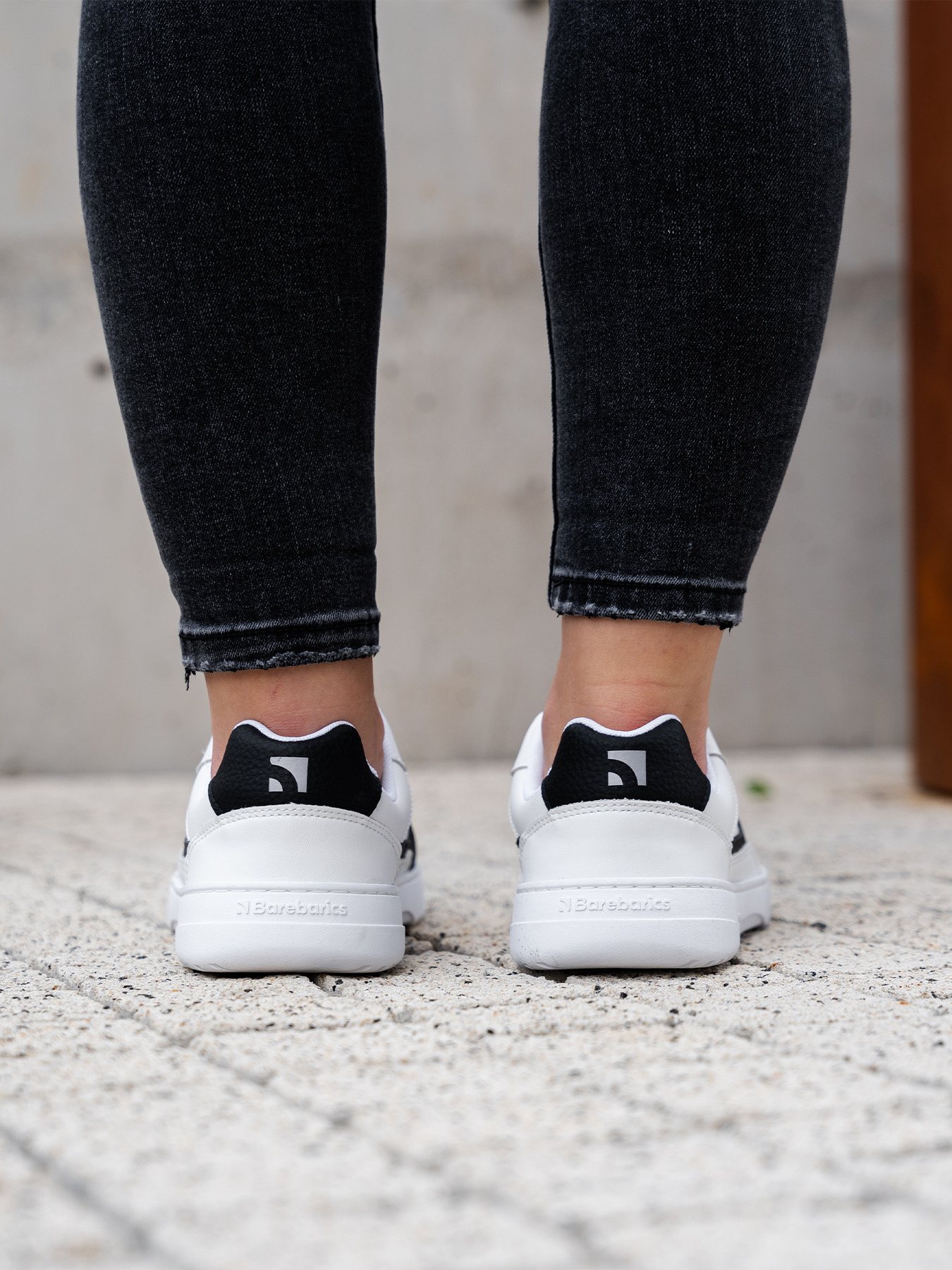 Barefoot Sneakers Barebarics Zing - White & Black