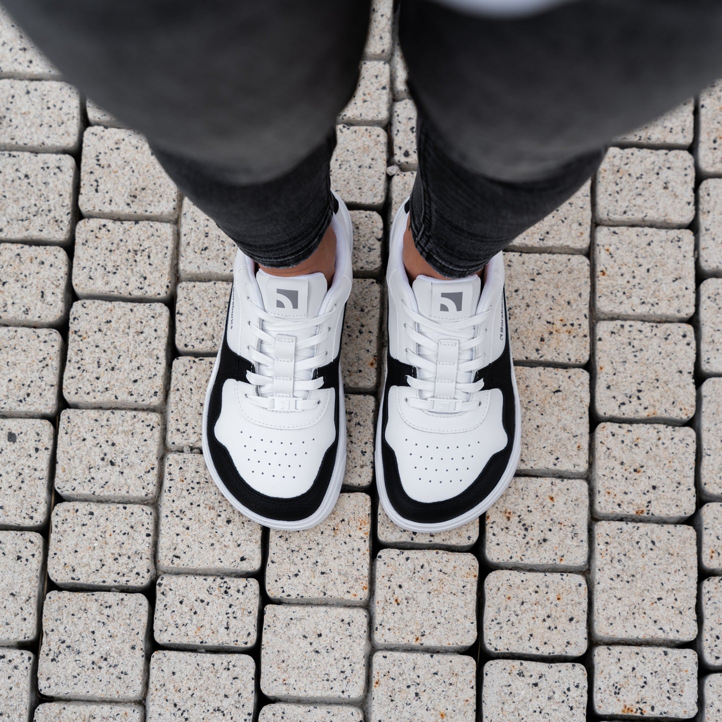 Barefoot Sneakers Barebarics Zing - White & Black