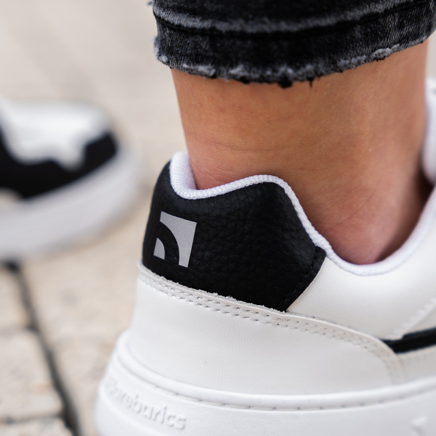 Barefoot Sneakers Barebarics Zing - White & Black