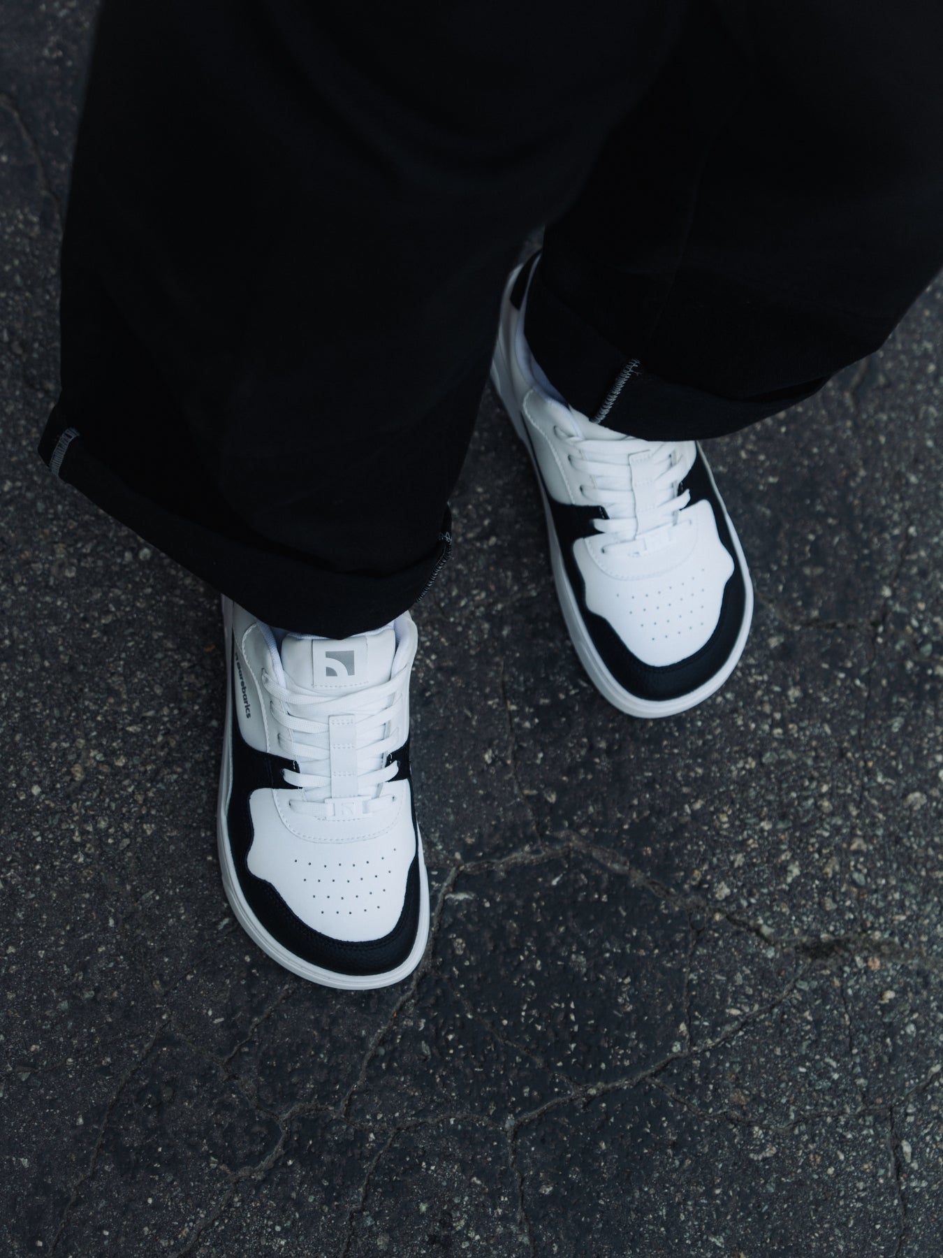 Barefoot Sneakers Barebarics Zing - White & Black