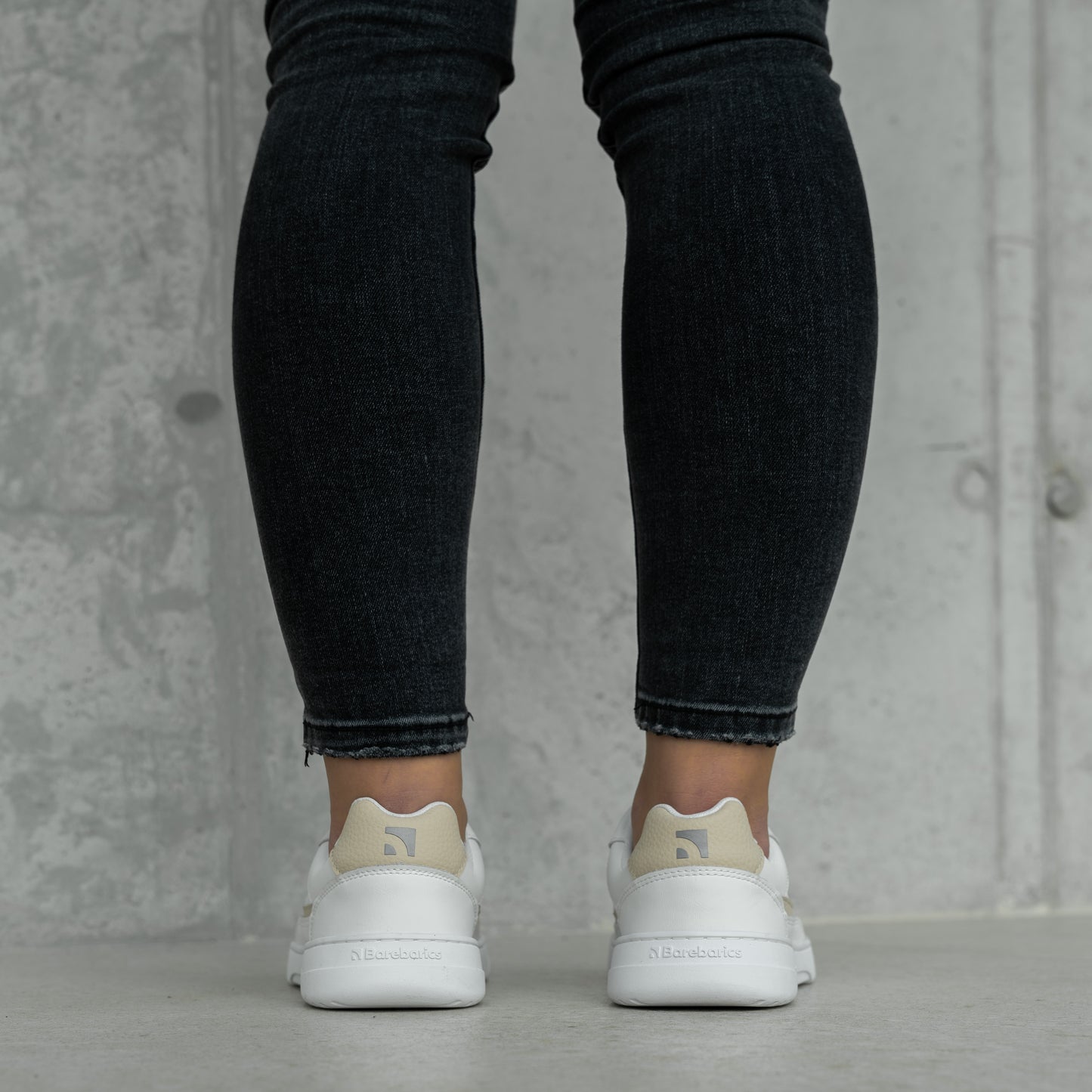 Barefoot Sneakers Barebarics Zing - White & Cream