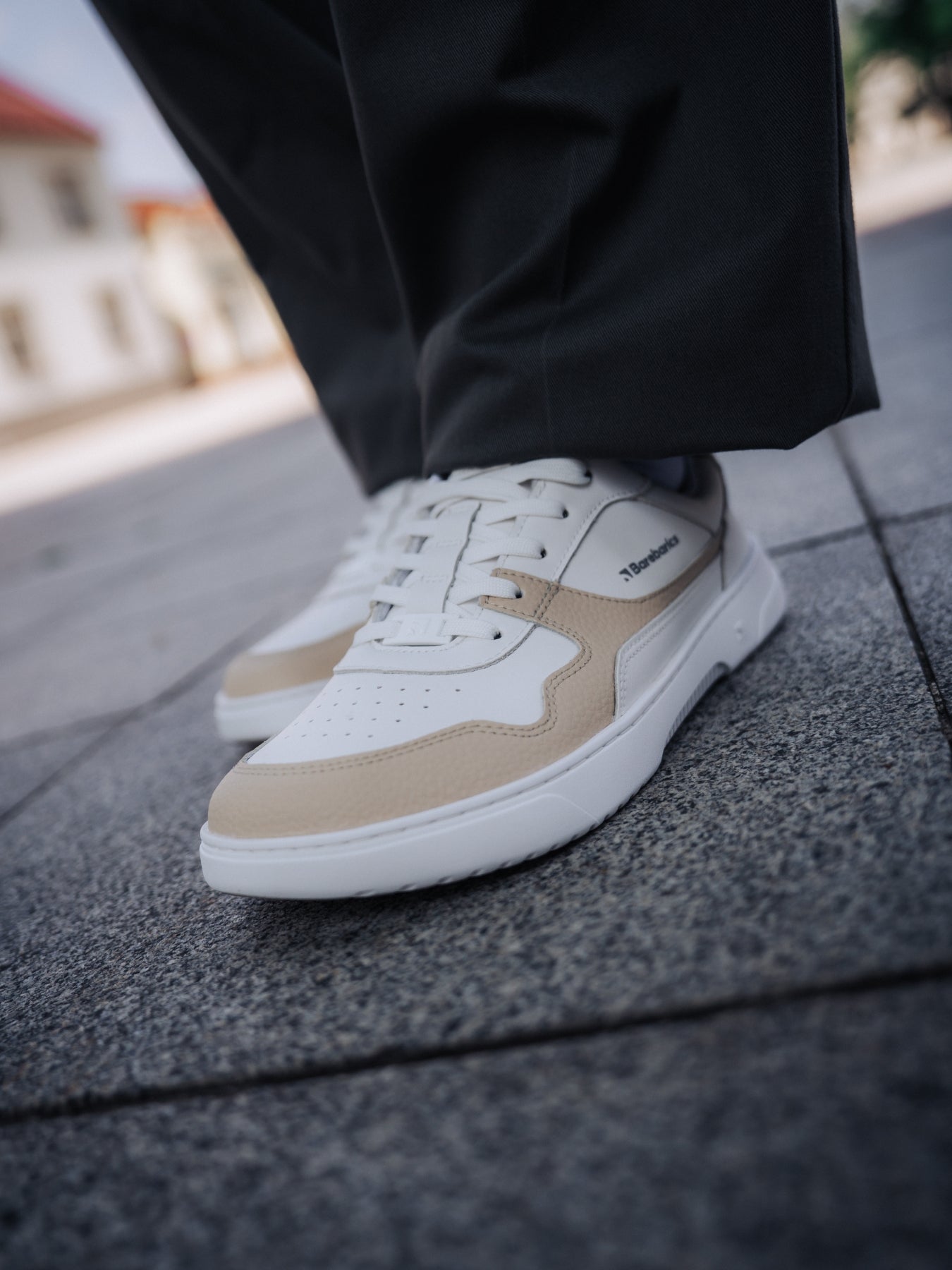 Barefoot Sneakers Barebarics Zing - White & Cream