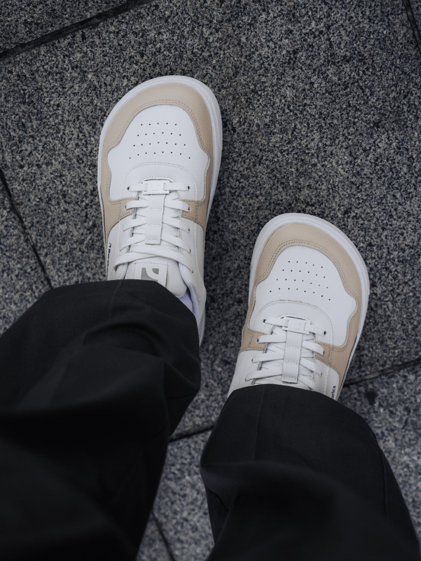 Barefoot Sneakers Barebarics Zing - White & Cream