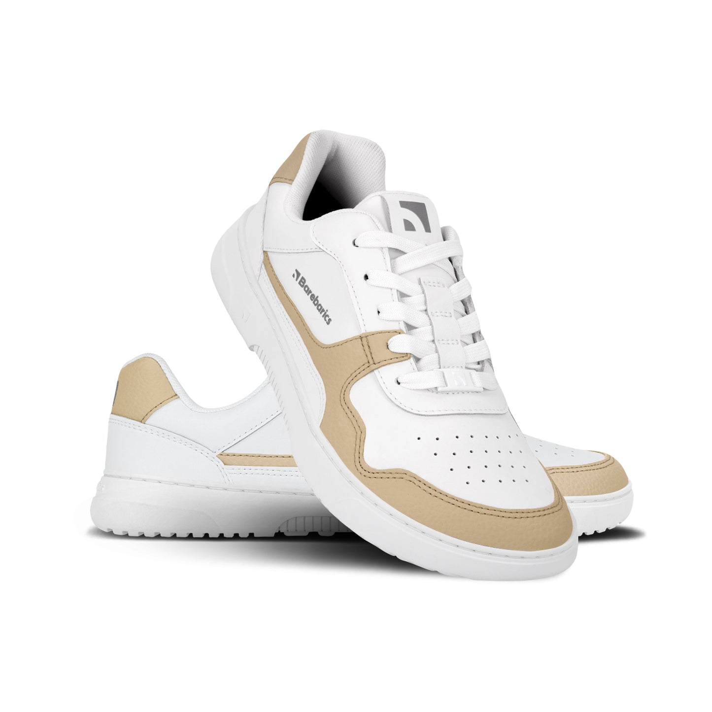 Barefoot Sneakers Barebarics Zing - White & Cream