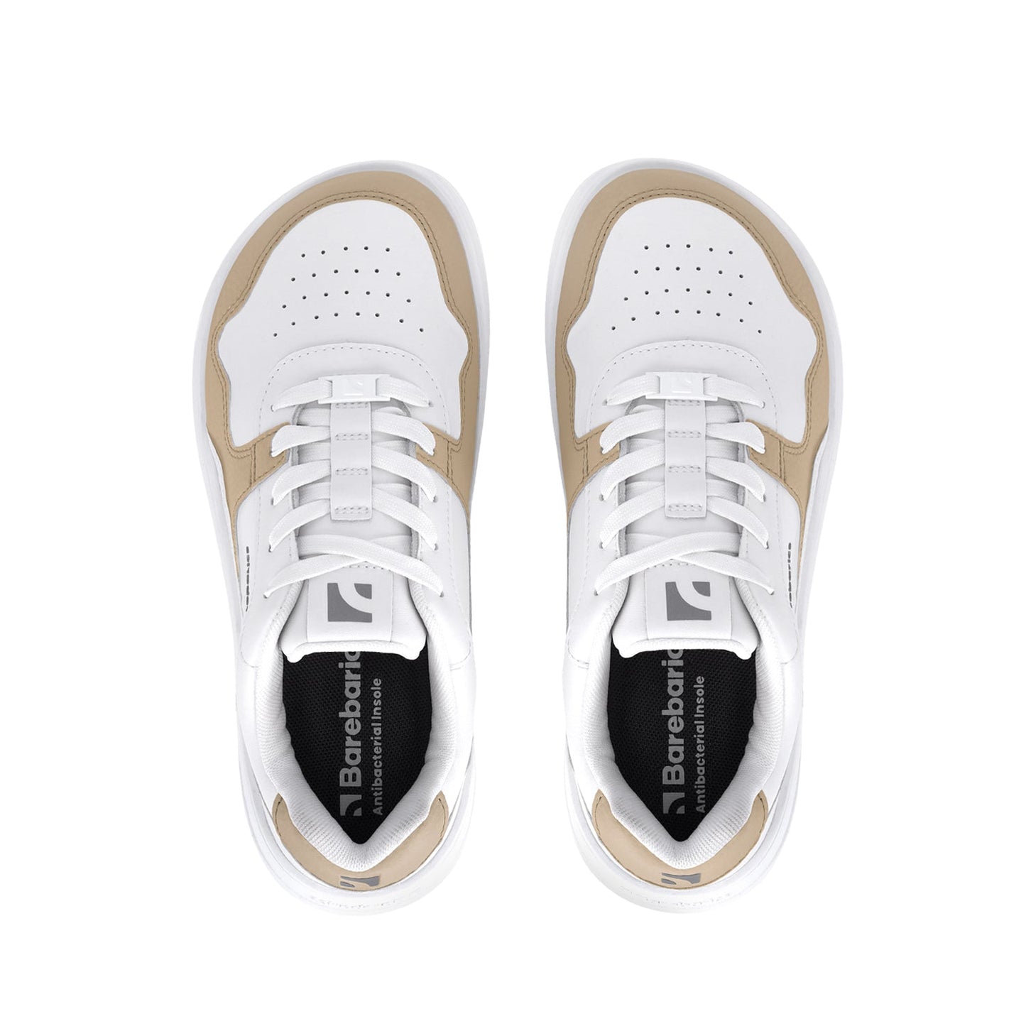 Barefoot Sneakers Barebarics Zing - White & Cream