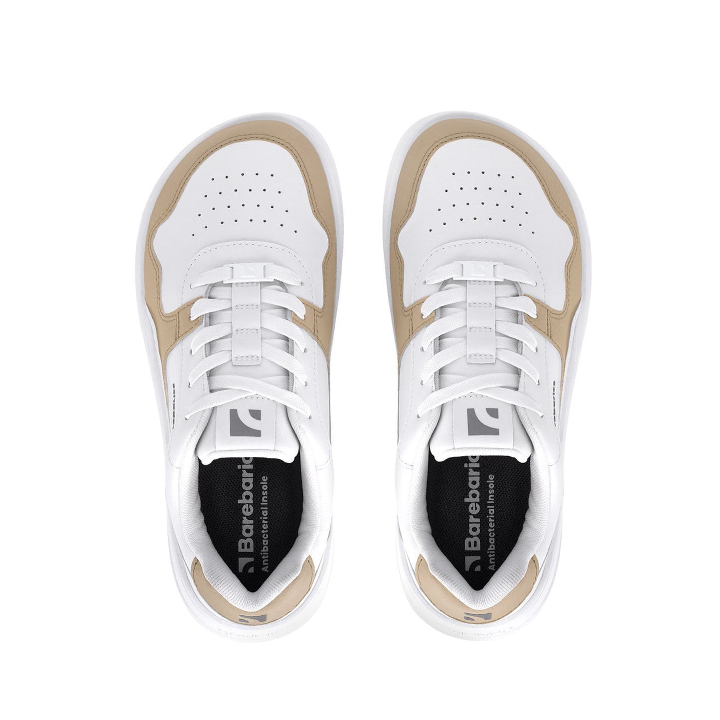 Barefoot Sneakers Barebarics Zing - White & Cream