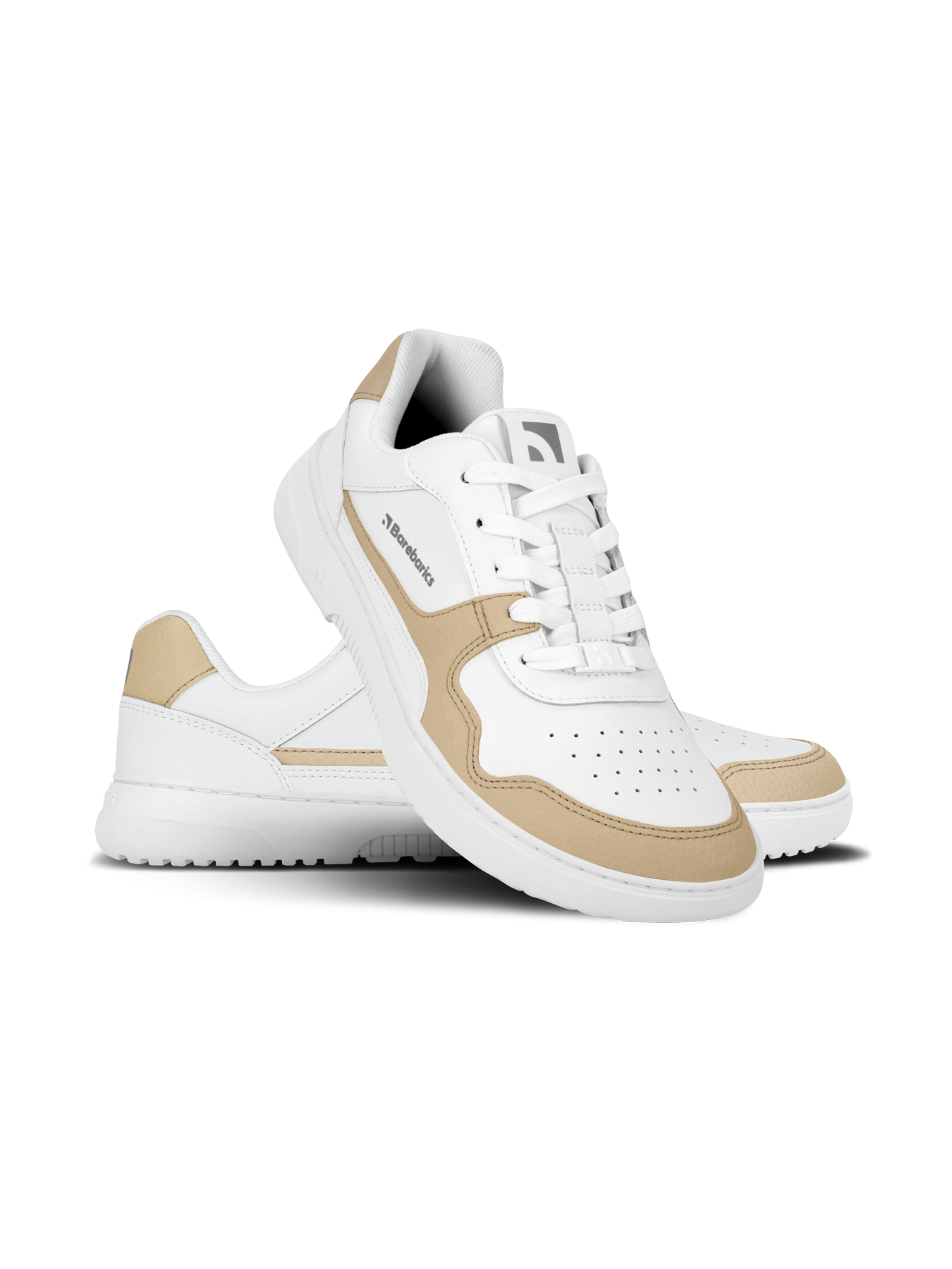 Barefoot Sneakers Barebarics Zing - White & Cream