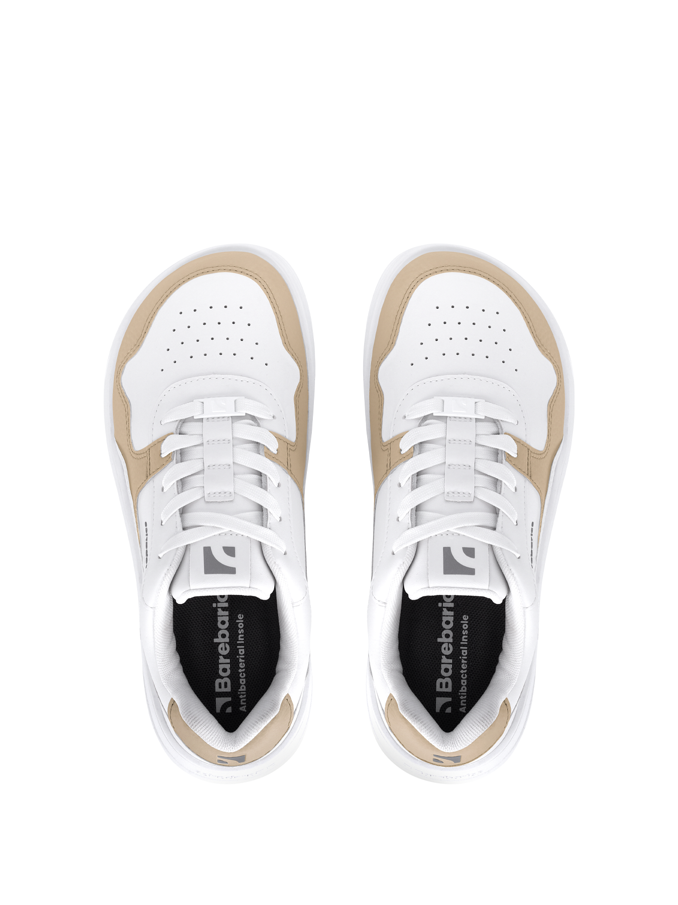 Barefoot Sneakers Barebarics Zing - White & Cream