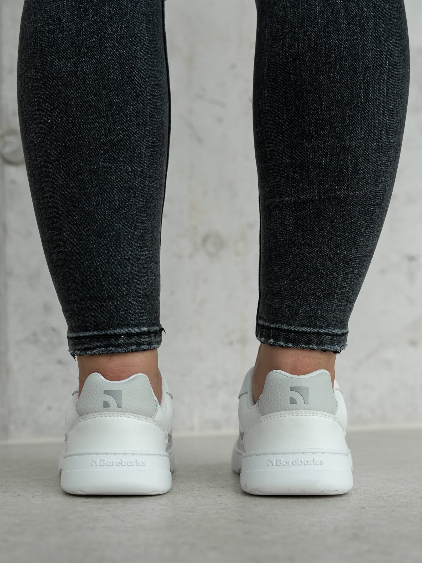Barefoot Sneakers Barebarics Zing - White & Light Grey