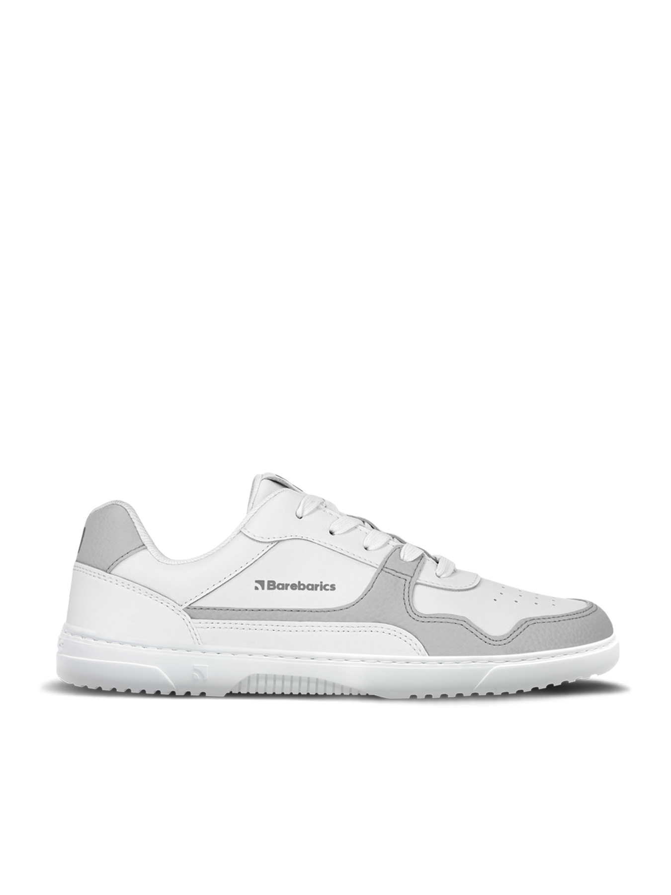 Barefoot Sneakers Barebarics Zing - White & Light Grey