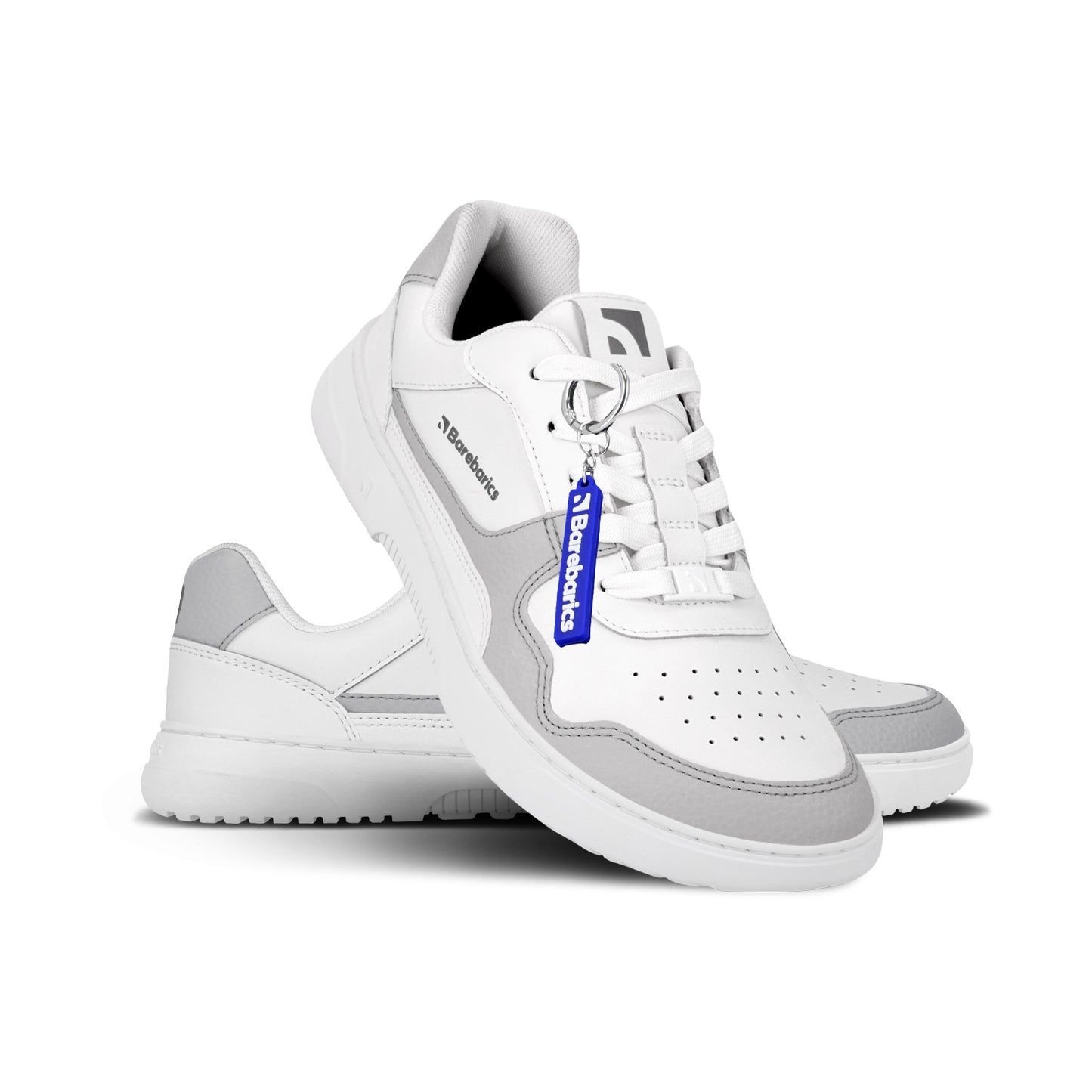 Barefoot Sneakers Barebarics Zing - White & Light Grey