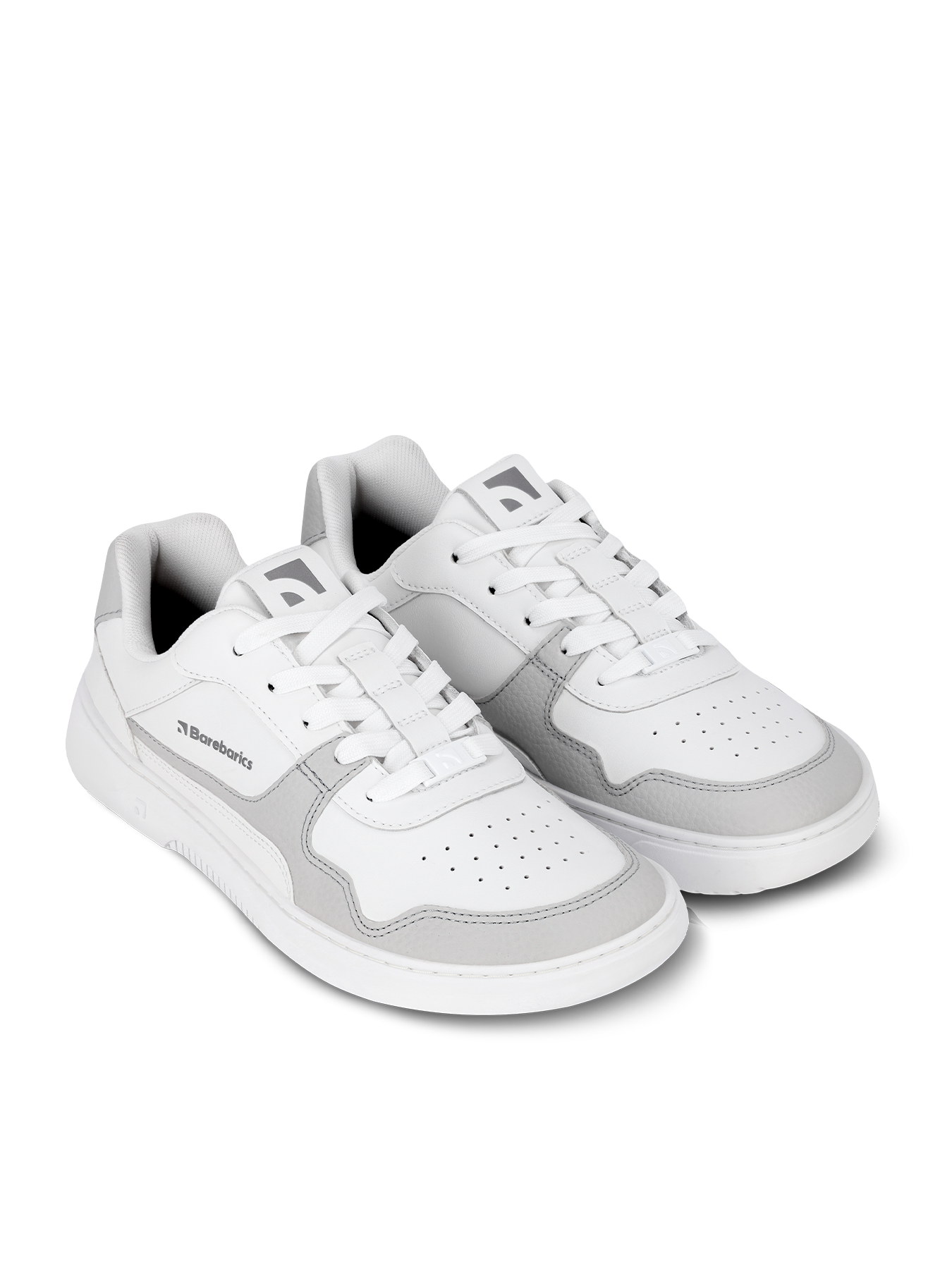 Barefoot Sneakers Barebarics Zing - White & Light Grey