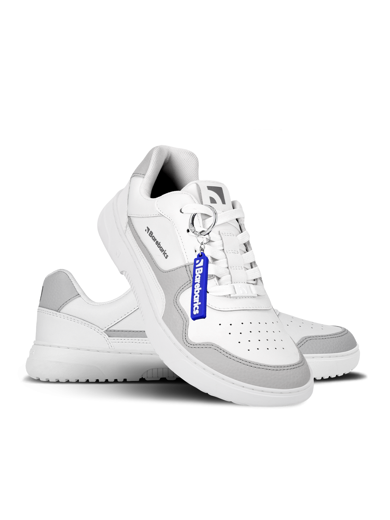 Barefoot Sneakers Barebarics Zing - White & Light Grey