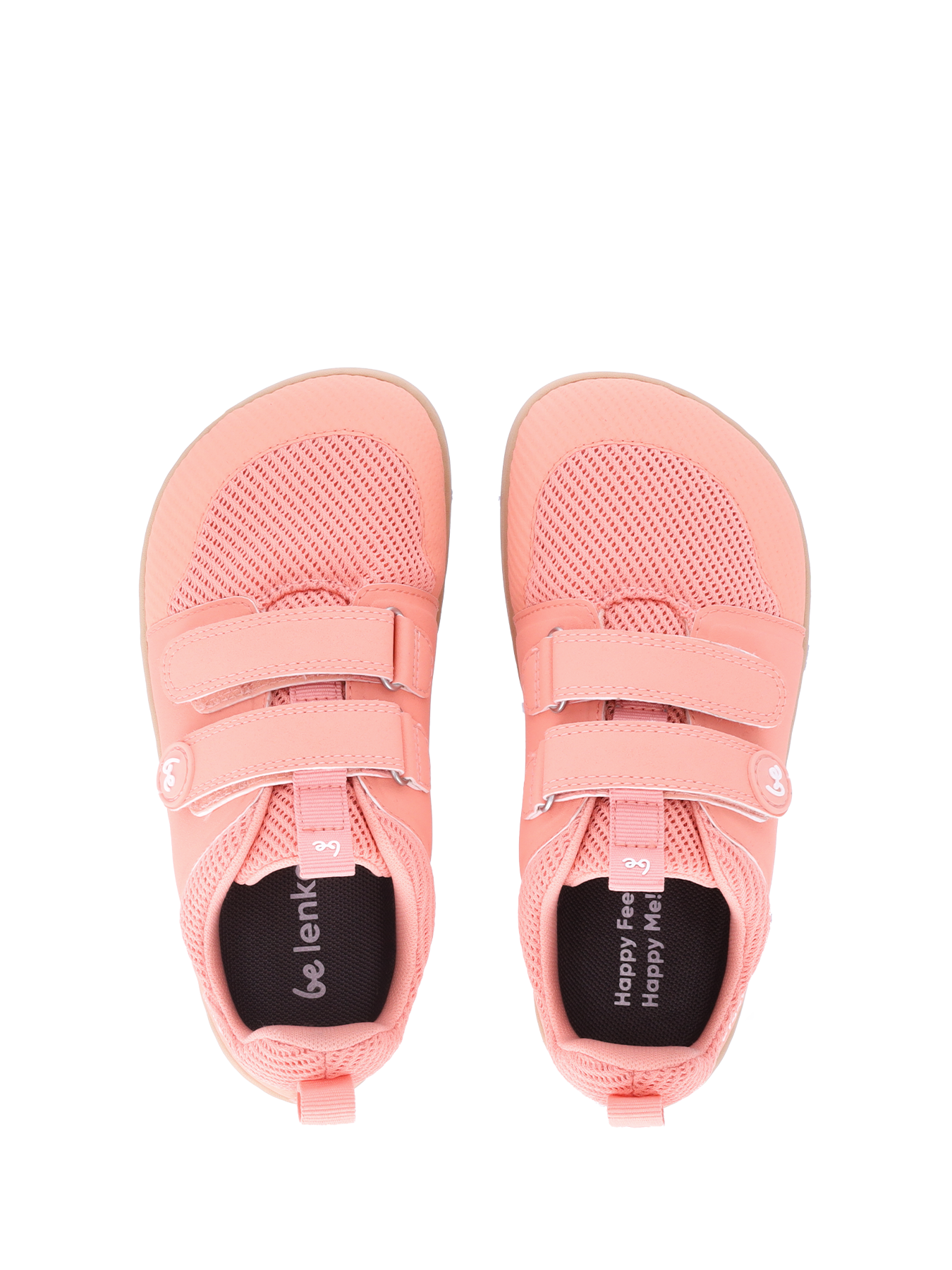 Kids barefoot sneakers Be Lenka Bounty Kids - Coral Pink