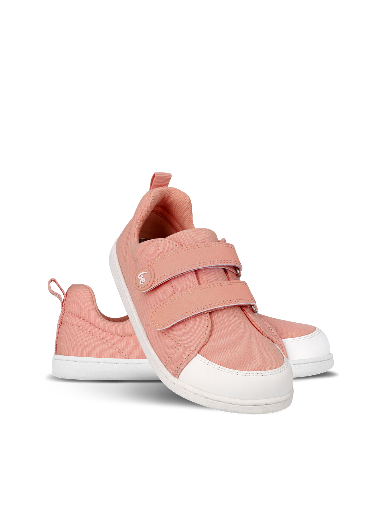 Kids barefoot sneakers Be Lenka Canvi Kids - Coral Pink