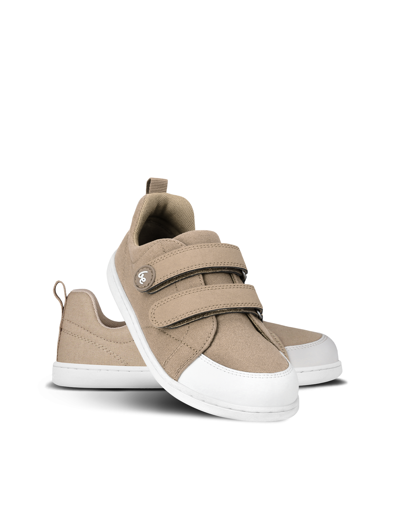 Kids barefoot sneakers Be Lenka Canvi Preschool - Light Brown