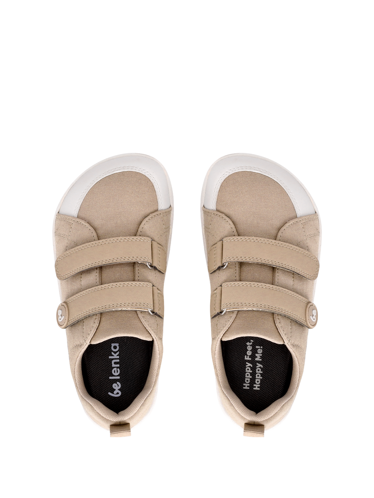 Kids barefoot sneakers Be Lenka Canvi Kids - Light Brown