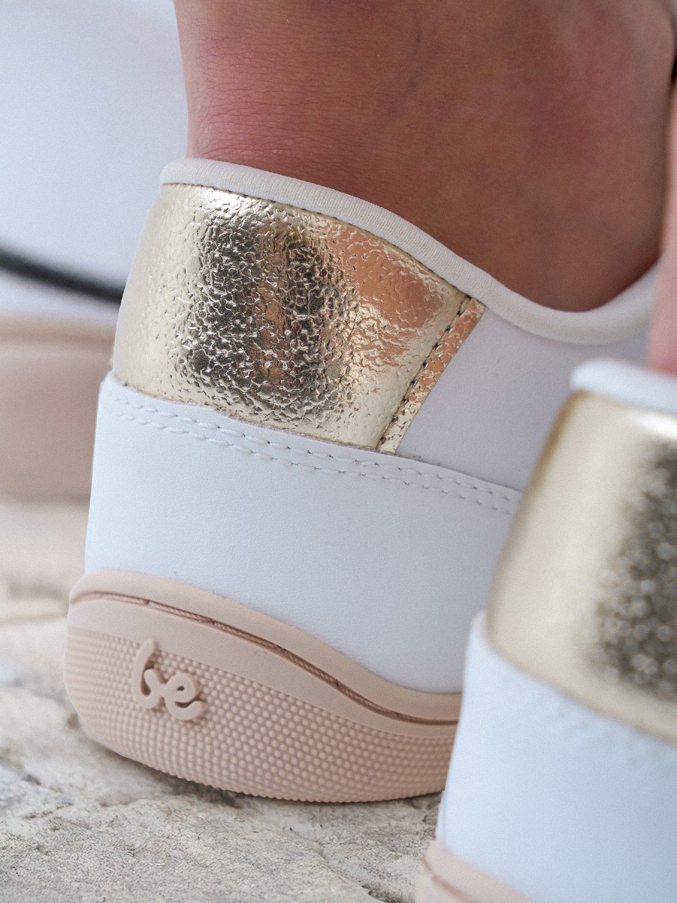 Barefoot Sneakers Be Lenka Cellestia - White & Gold