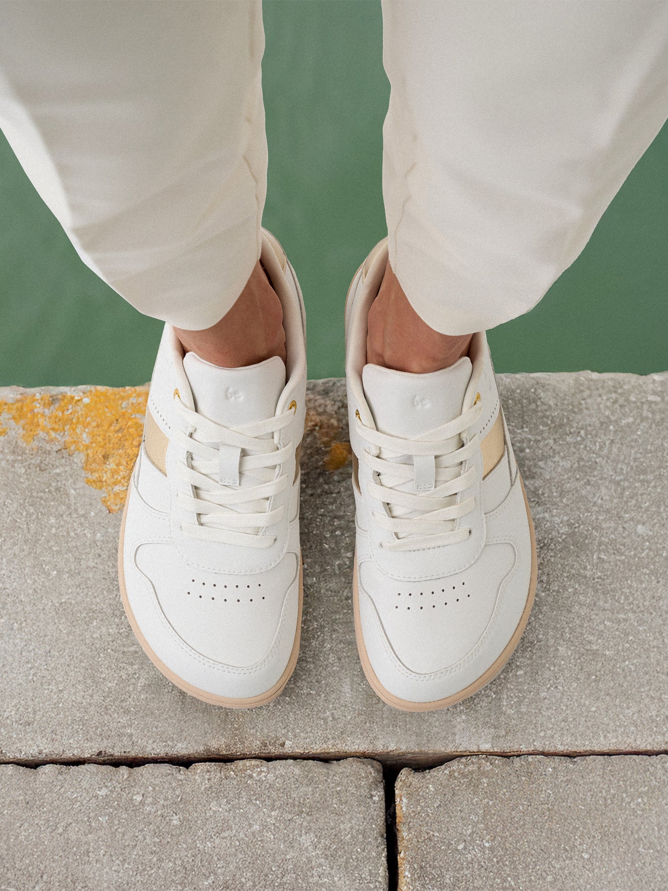 Barefoot Sneakers Be Lenka Cellestia - White & Gold