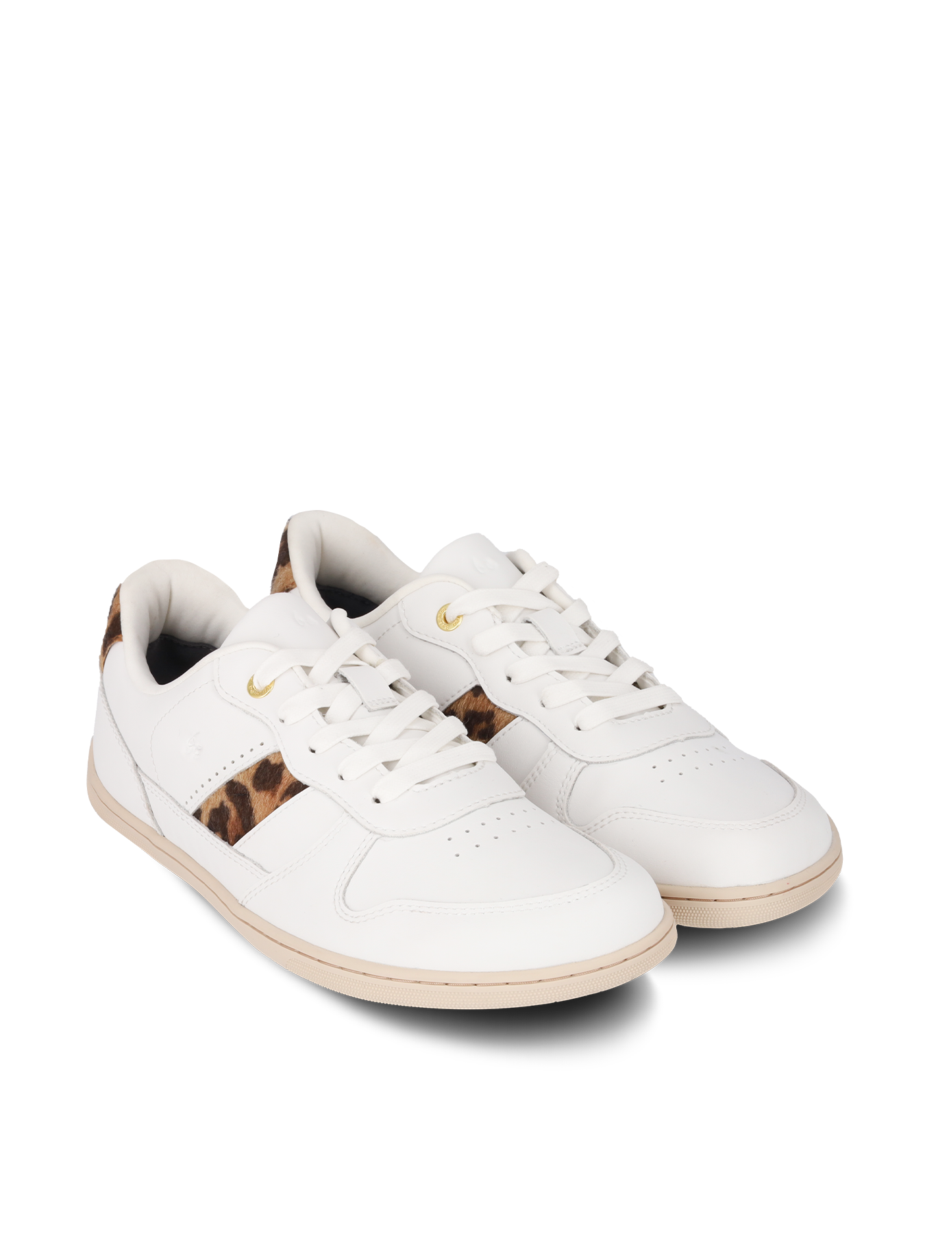 Baskets pieds nus Be Lenka Cellestia - Blanc et léopard