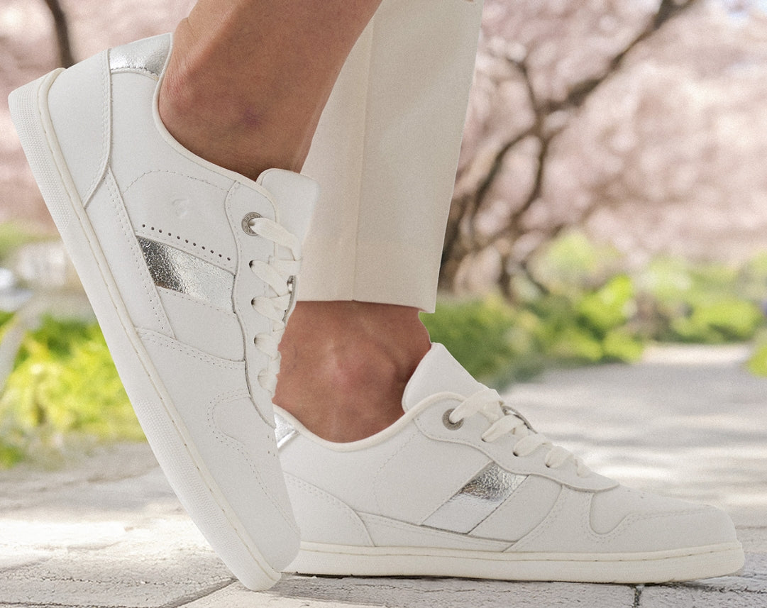 Barefoot Sneakers Be Lenka Cellestia - White & Silver