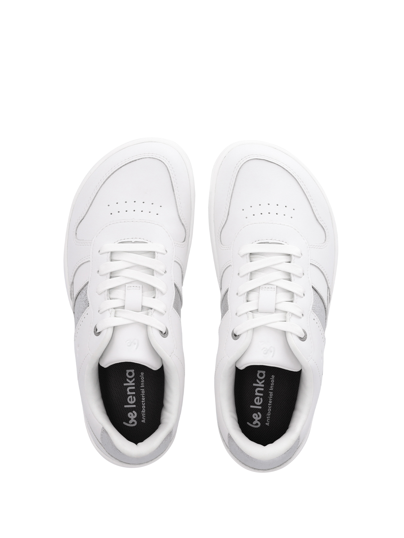 Barefoot Sneakers Be Lenka Cellestia - White & Silver