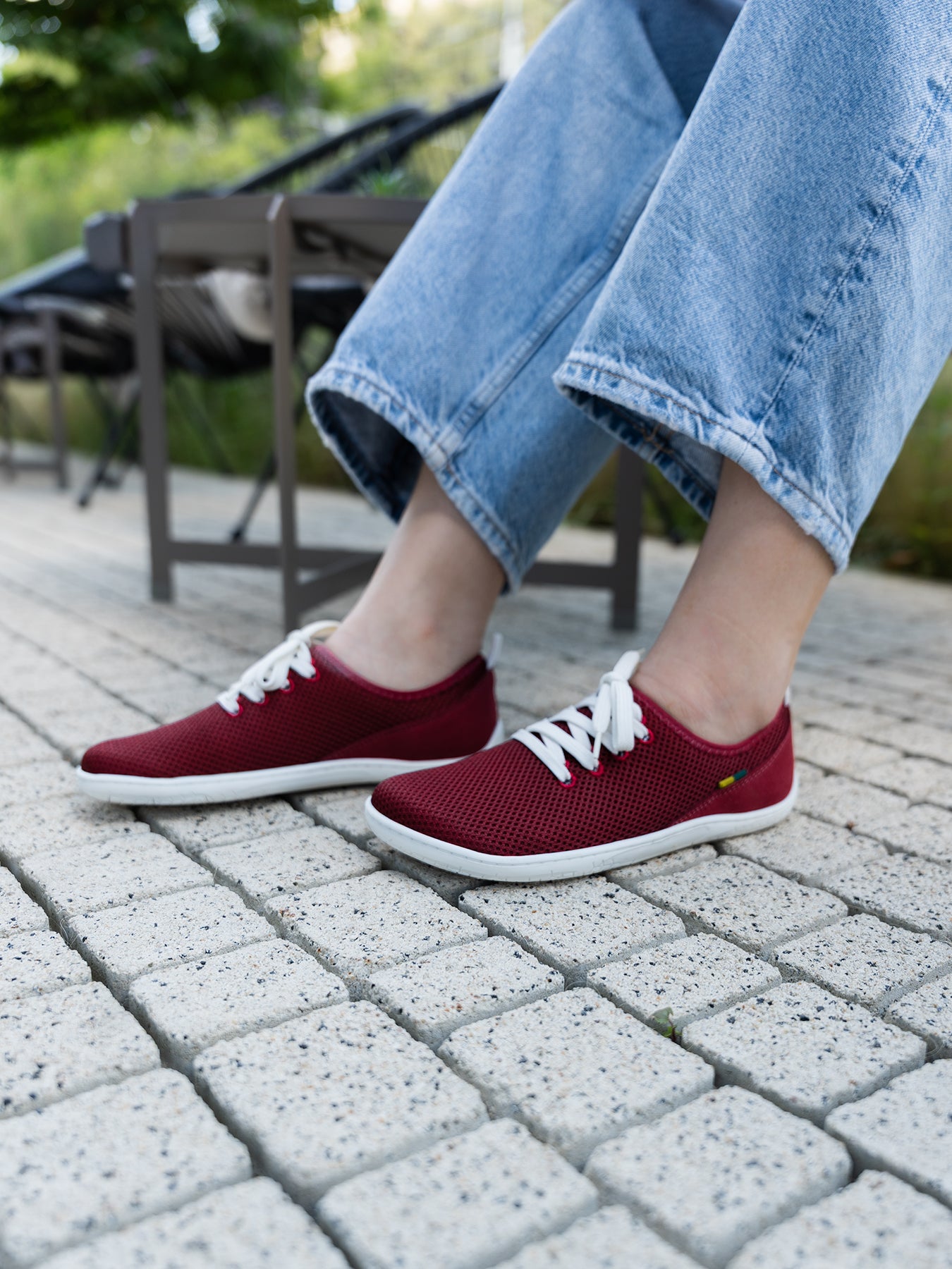 Baskets pieds nus Be Lenka Dash - Rouge vin