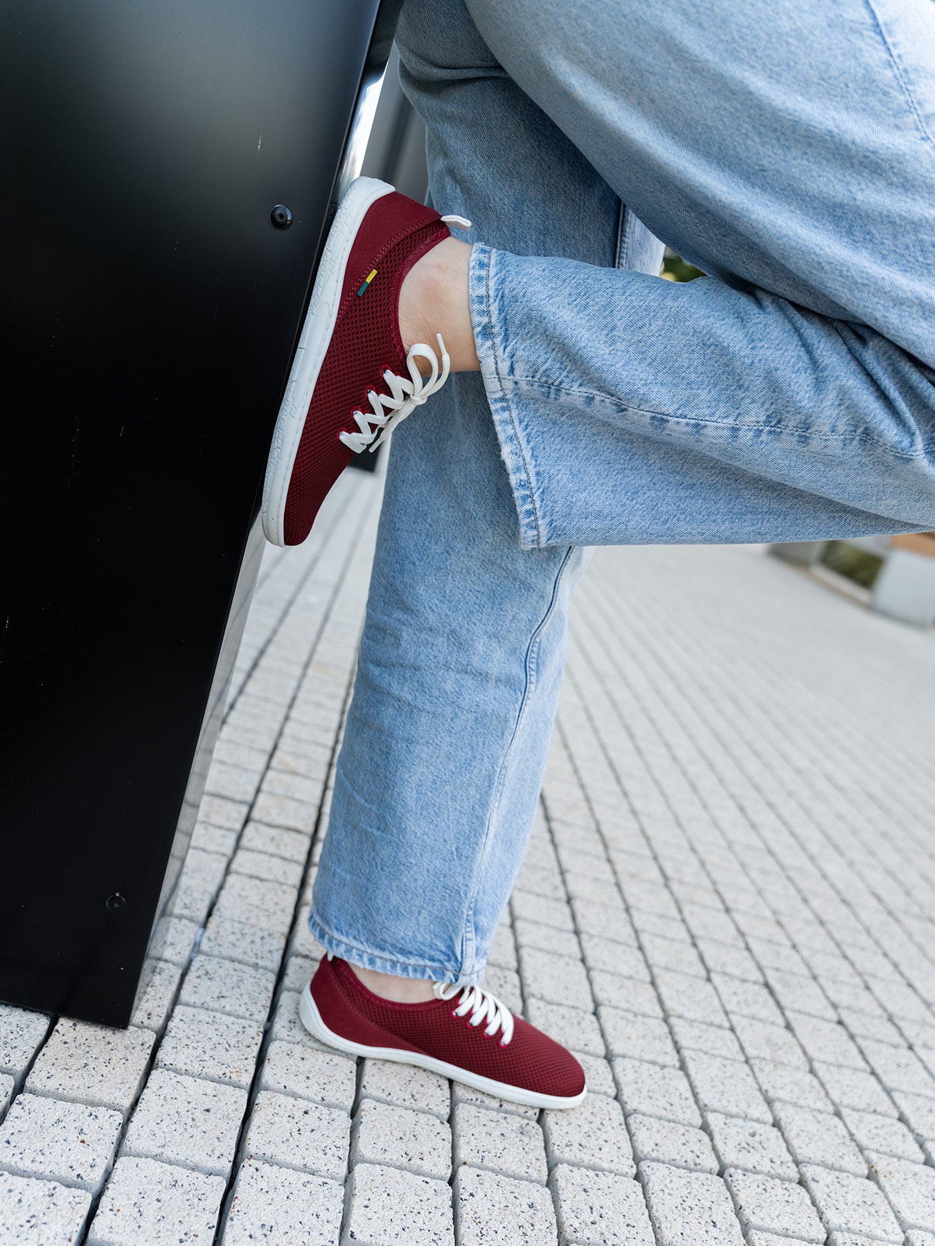 Baskets pieds nus Be Lenka Dash - Rouge vin