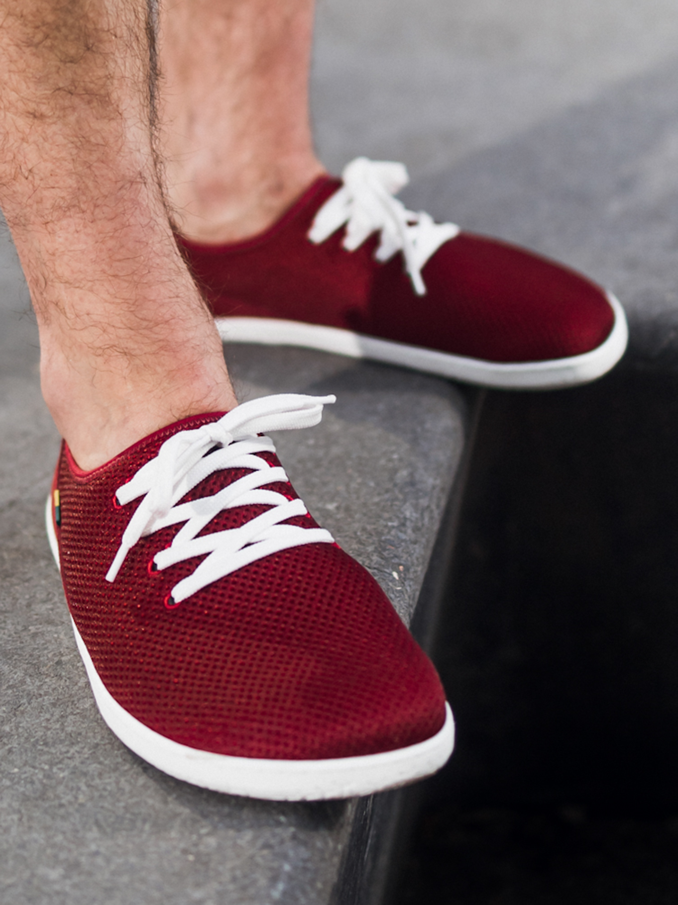 Baskets pieds nus Be Lenka Dash - Rouge vin
