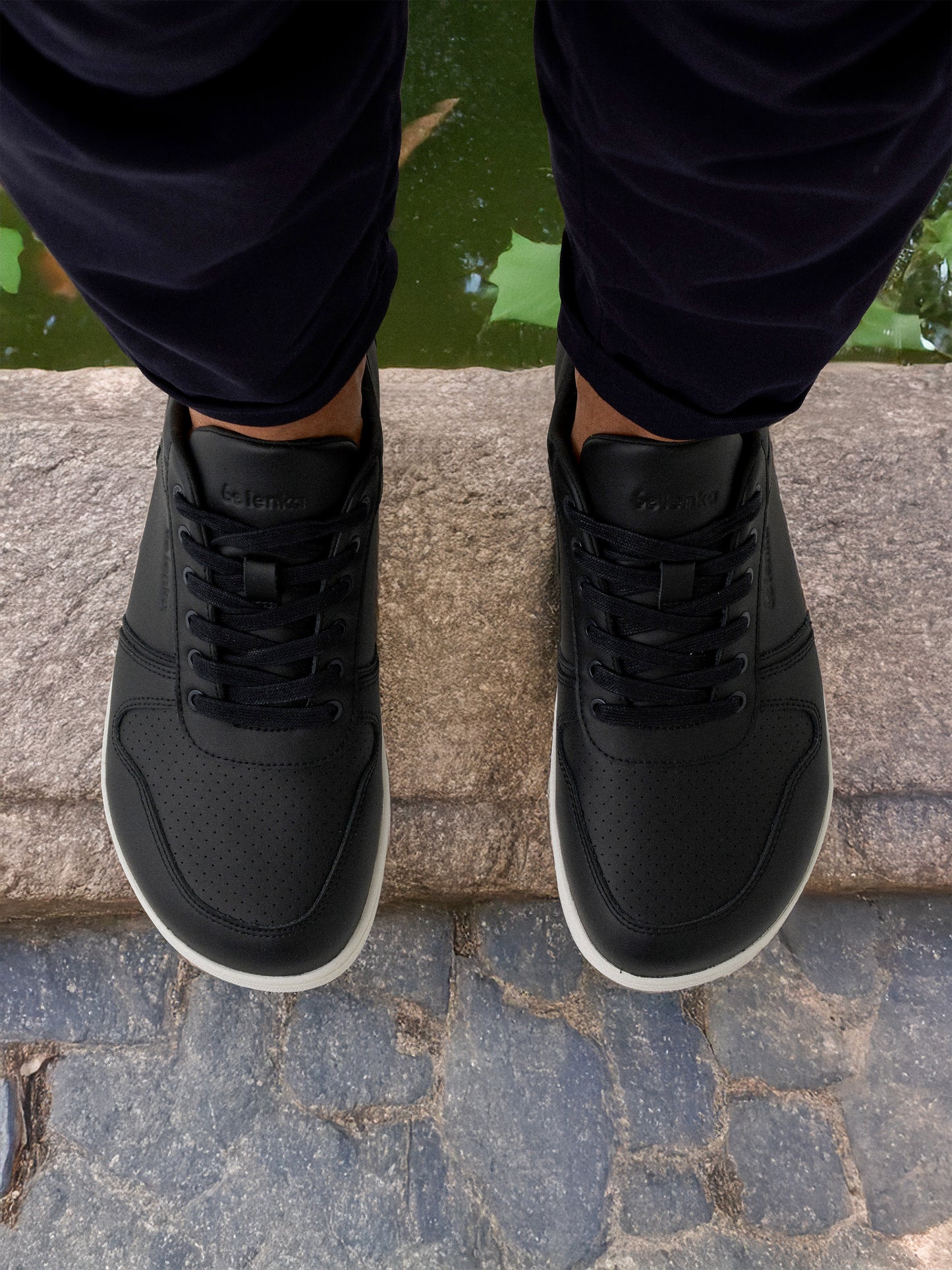 Barefoot Sneakers - Be Lenka Echo - Black & White