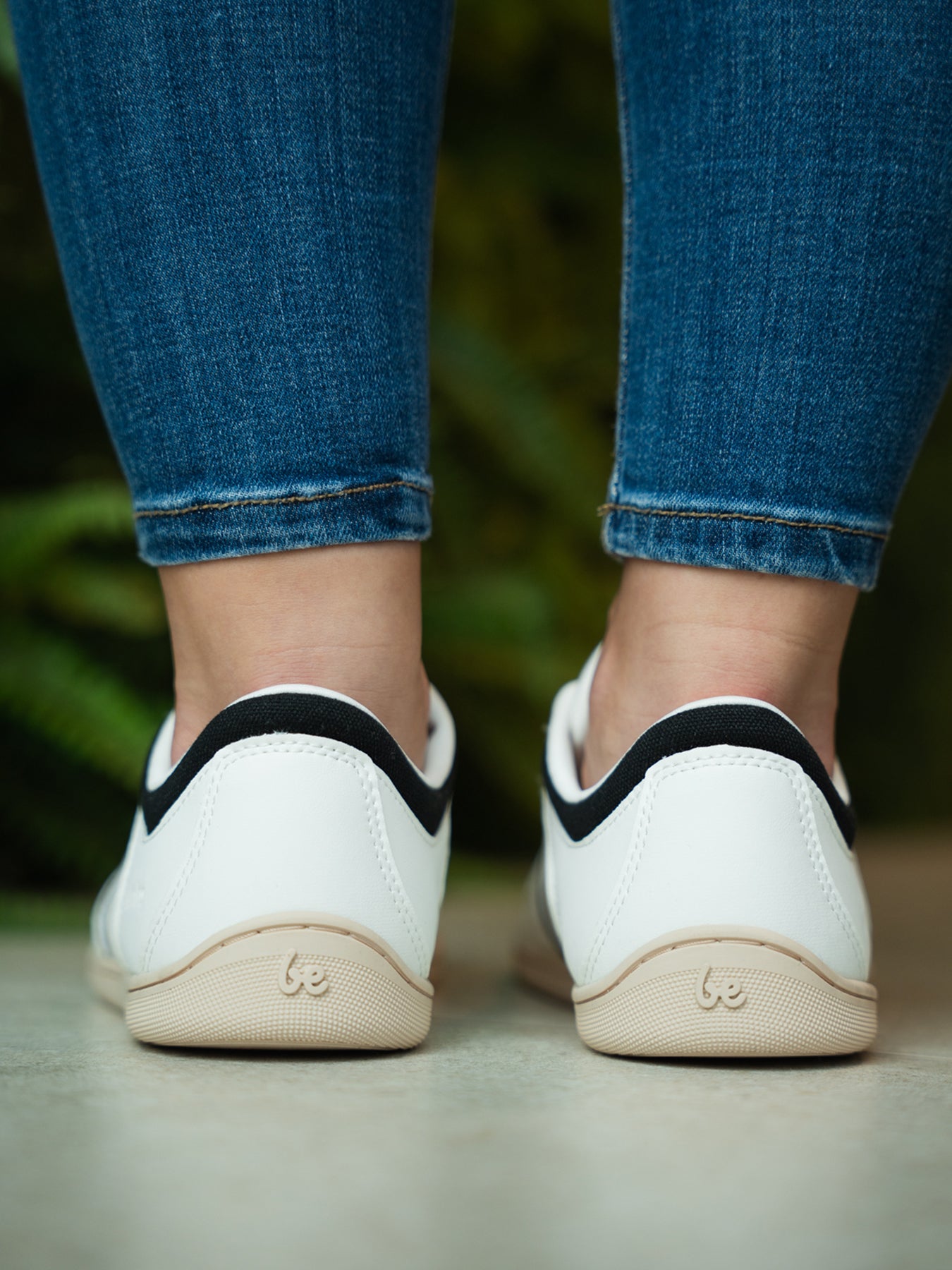 Barefoot Sneakers - Be Lenka Echo - White & Black Vegan
