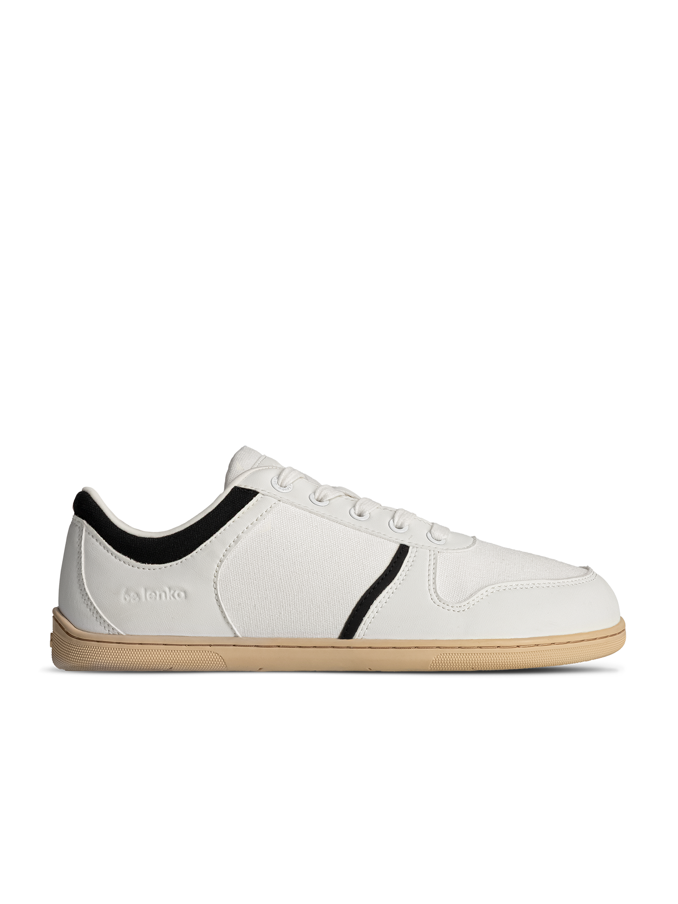 Barefoot Sneakers - Be Lenka Echo - White & Black Vegan