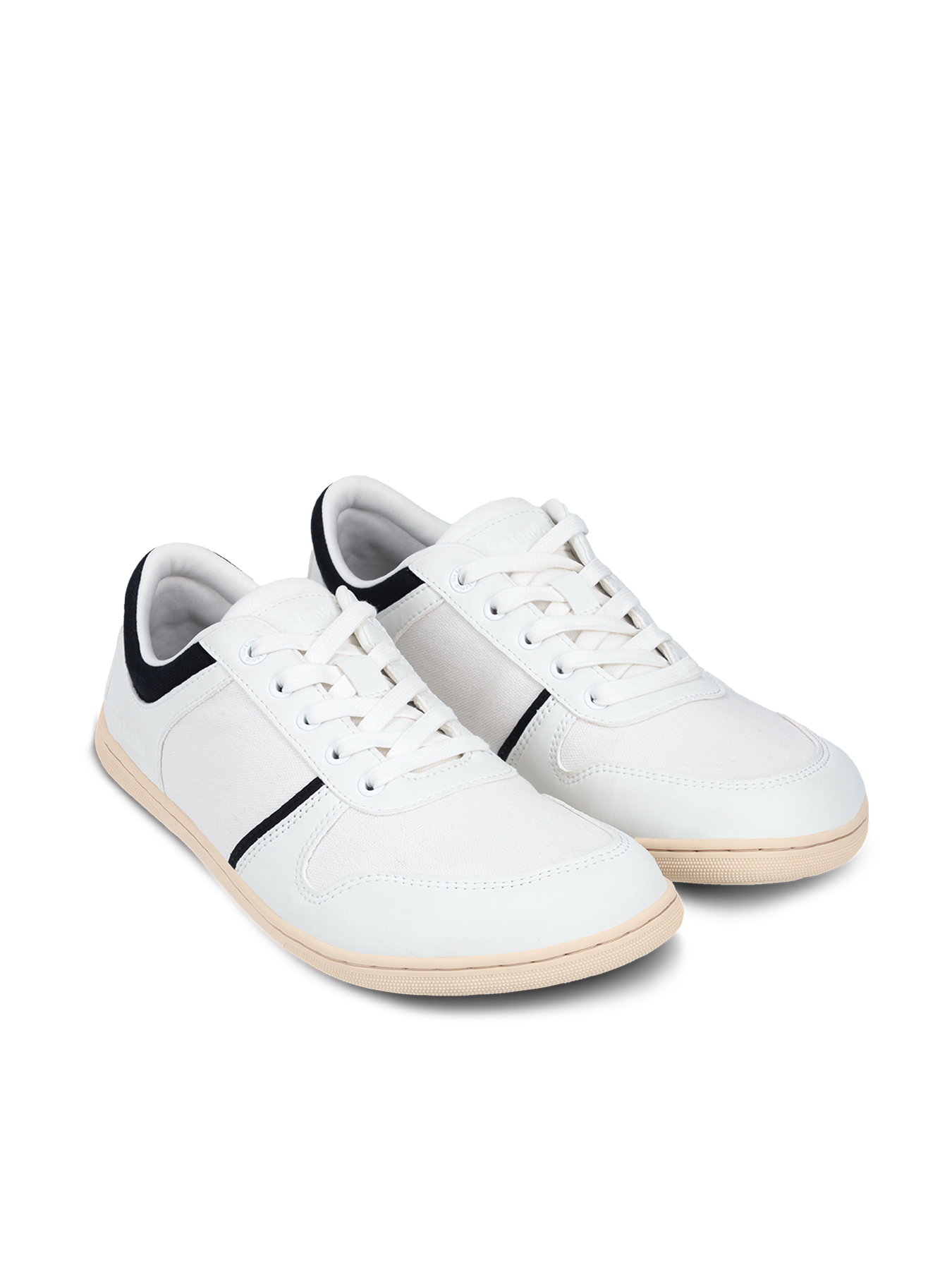 Barefoot Sneakers - Be Lenka Echo - White & Black Vegan